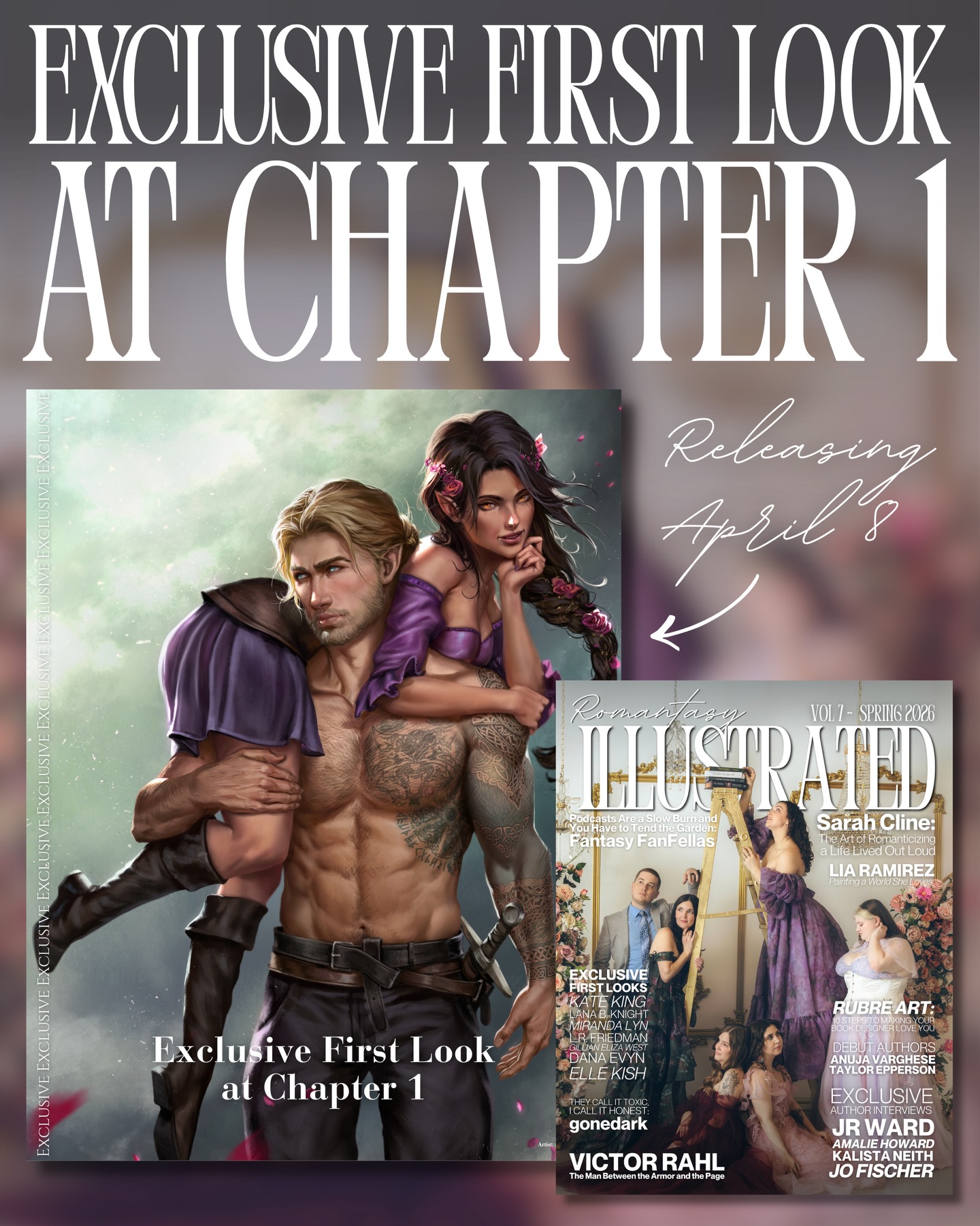 We are only 4 days away from the release of A Hunger in Every Heart by @katekingauthor! You can read the entire first chapter RIGHT NOW in Romantasy Illustrated Volume 7. Available in both digital and physical formats
#newbookrelease #romantasyillustrated #romantasy #bookstagram #booktok