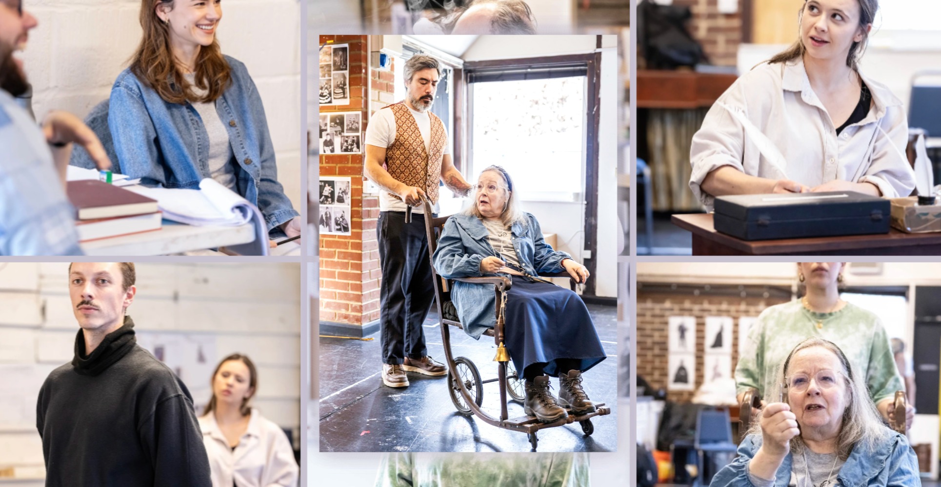 Rehearsal images Images by Pamela Raith have been released for Victoria: A Queen Unbound at The Watermill Theatre.
Osborne House 1901. As Victoria faces the final days of her reign, she clings to her diaries, the carefully kept record of a life defined by love, duty and profound loss. Into this certainty comes her younger self, forcing the older Victoria to confront memories she’s chosen to bury and truths she
