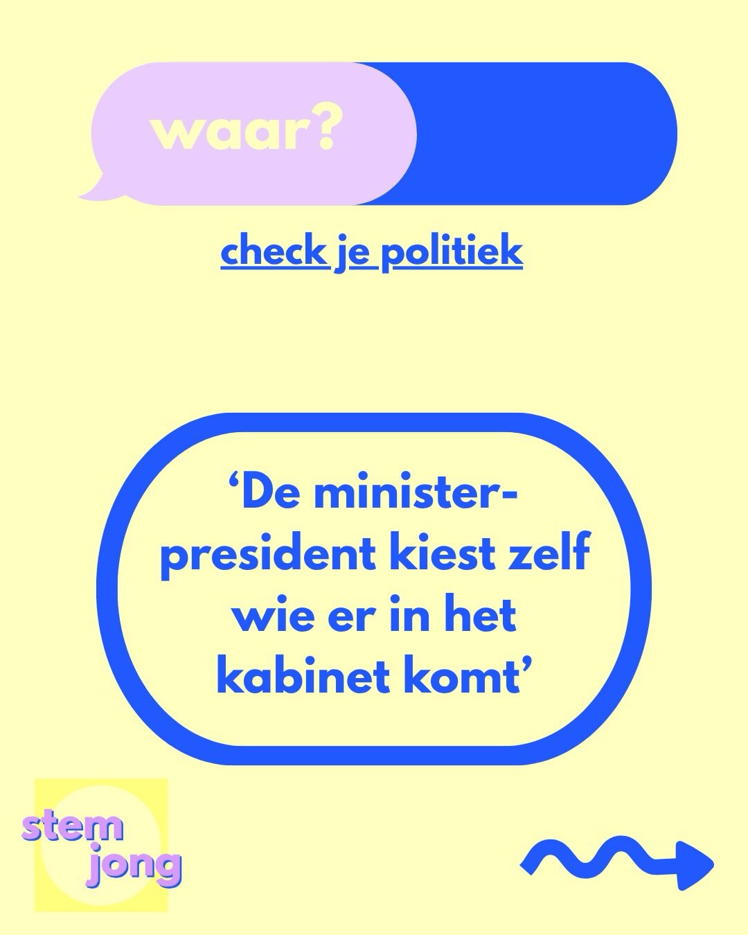 Waar of niet? Check je politiek. ๐
Van de gemeenteraad tot Europa en alles ertussenin, politiek gebeurt overal.
In check je politiek delen we elke week een stelling waarmee we je scherp houden op alles politiek. โ๏ธ
๐ Blijf ons volgen en check elke week je politiek met ons.
๐ช๐บ Co-funded by the European Union
#stemjong #voteyoung #politiekvooriedereen #jouwstemtelt #allesispolitiek