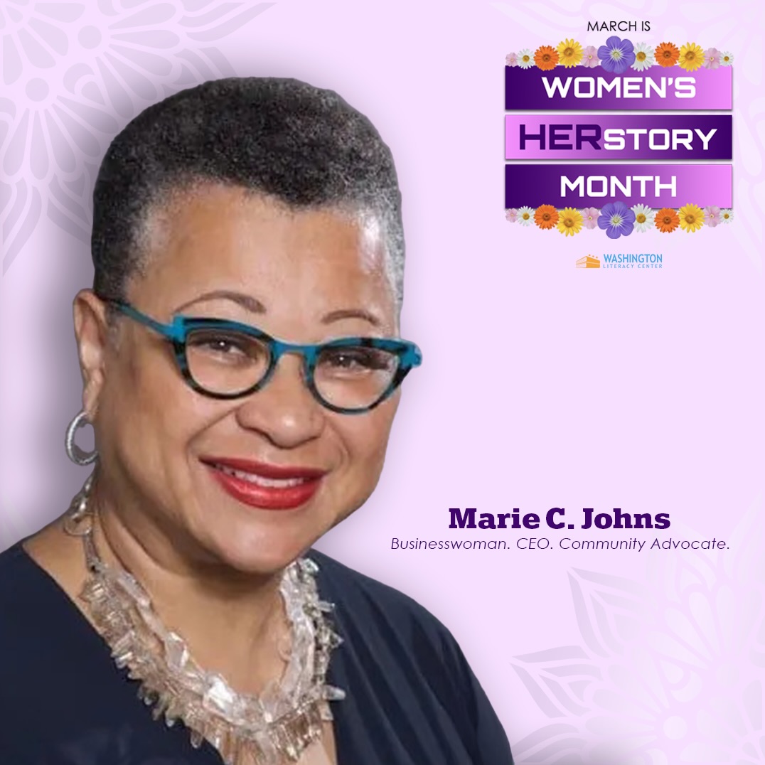 Celebrating Women’s History Month 🌟
We are proud to recognize Marie C. Johns—business leader, former SBA Deputy Administrator, and advocate for stronger communities.
Her leadership has expanded opportunities for small businesses and supported adult literacy, including the work of the Washington Literacy Center.
#WomensHistoryMonth #Leadership #Community #AdultLiteracy #DC