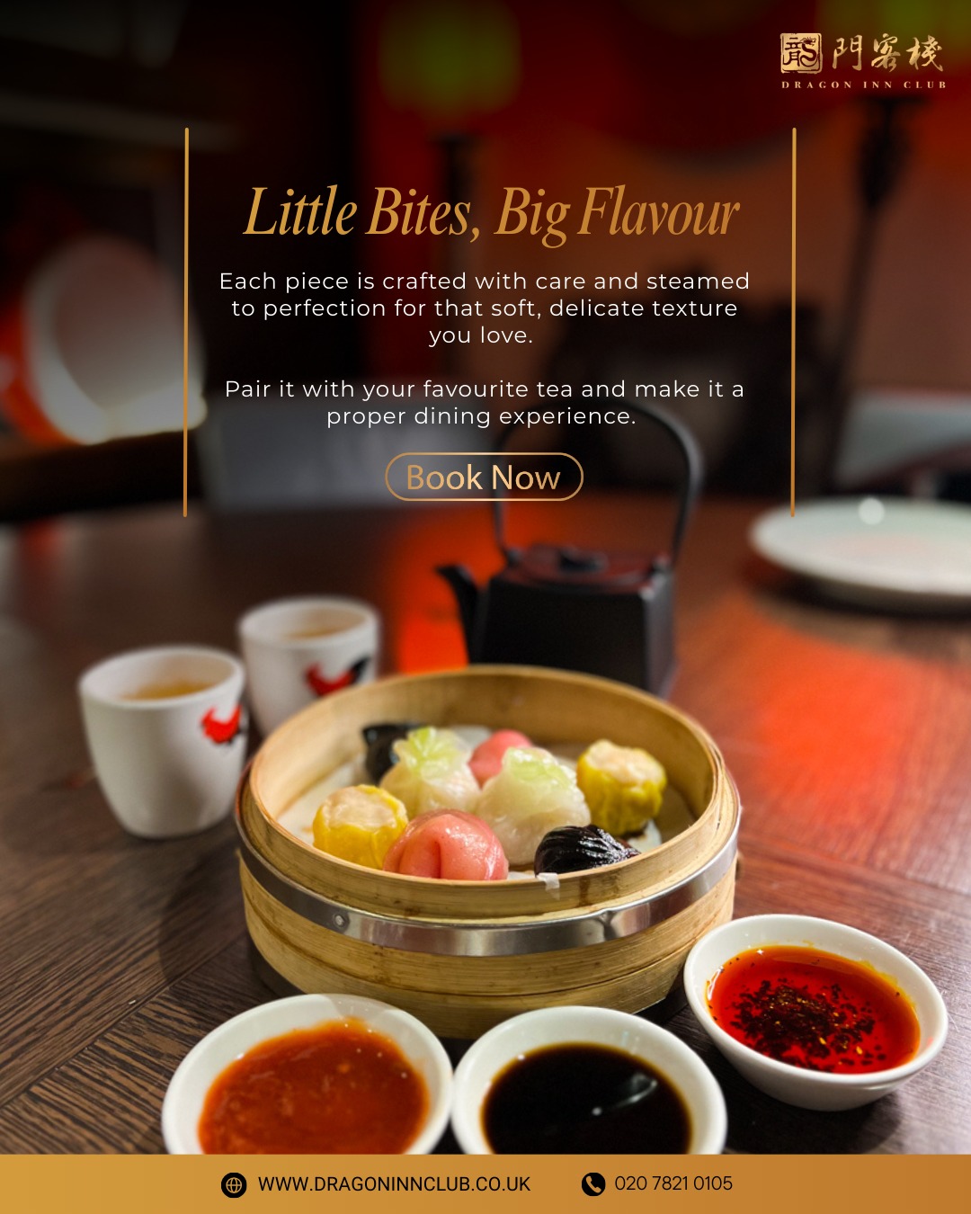 Looking for the perfect dish to share? Our dim sum selection offers a variety of savoury favourites made fresh daily. Whether you’re craving classic dumplings or something new, there’s a bite for everyone at the table.
Reserve your spot now and turn your meal into a memorable gathering.
#Dragoninclub #Sichuan #Sichuanhotpot #dimsum #london #pimilco #londonvictoria #buckinghampalace #chelsea #theatres