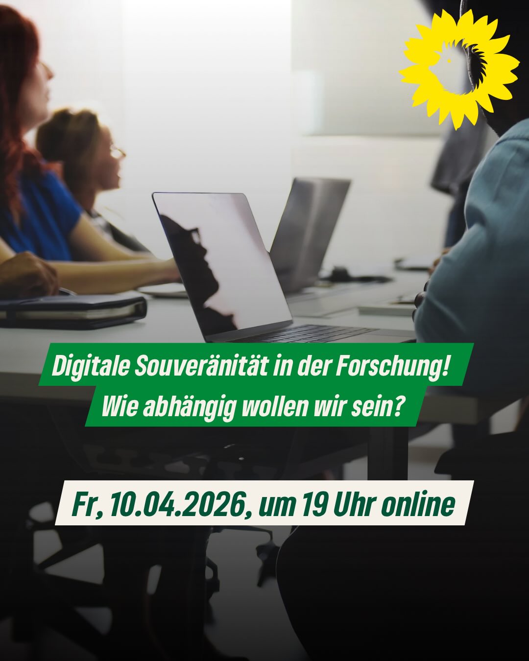 Digitale Souveränität in der Forschung! Wie unabhängig wollen wir sein?
Aktuell hängen wir in zentralen Bereichen digitaler Infrastruktur am Tropf großer, außereuropäischer Tech-Konzerne. Das ist nicht nur ein wirtschaftliches Problem, sondern auch eine Frage politischer Handlungsfähigkeit.
👉 Wie schaffen wir echte digitale Souveränität für Berlin und Europa?
👉 Welche Rolle spielen Hochschulen und Forschung für diese Transformation?
👉 Und was braucht es politisch, um Open Source, offene Standards und lokale Innovation endlich ernsthaft zu stärken?
Darüber wollen wir mit euch diskutieren. gemeinsam mit spannenden Perspektiven aus Wissenschaft und Politik:
🗣️ Laura Neugebauer, Wissenschaftspolitikerin in Berlin
🗣️ Julia Eisentraudt, Wissenschafts- und Digitalpolitikerin in NRW
🗣️ Andrea Lübcke, Obfrau im Bundestagsausschuss für Forschung, Technologie, Raumfahrt und Technikfolgenabschätzung
🗣️ Dr. Anne K. Krüger, Forschungsgruppenleiterin „Reorganisation von Wissenspraktiken“ am Weizenbaum-Institut
📅 Am Fr, 10.04.2026 um 19:00 Uhr online via Zoom (Link in Bio)
Gerade Hochschulen sind Schlüsselorte für Innovation, Fachkräfteausbildung und eine souveräne digitale Zukunft. Umso wichtiger, dass wir sie politisch endlich stärker in den Fokus nehmen.
➡️ Die Veranstaltung richtet sich an alle Interessierten. Kommt dazu, bringt eure Perspektiven ein und lasst uns gemeinsam daran arbeiten, digitale Abhängigkeiten zu überwinden.
#DigitaleSouveränität #Wissenschaftspolitik #OpenSource #KI #digitalisierung