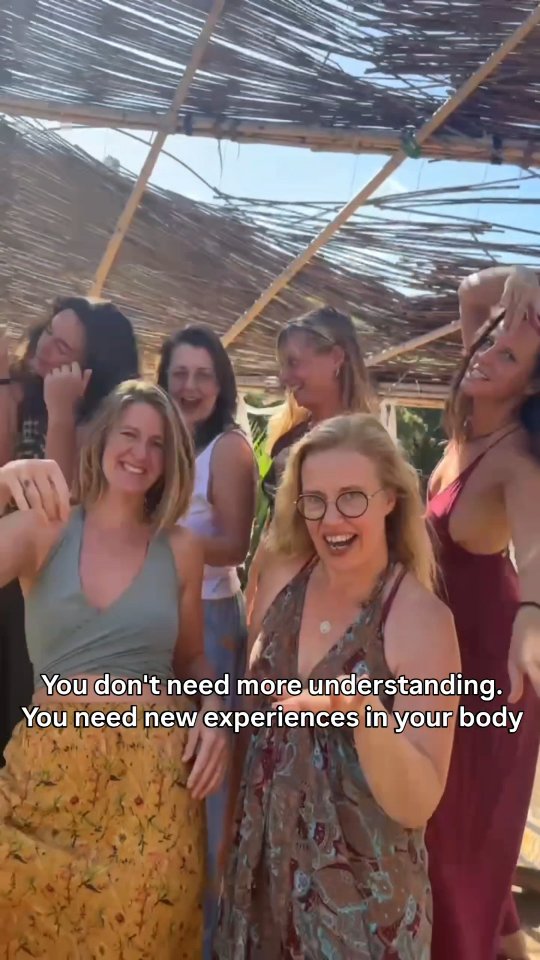 Your body is tired of your spirals of understanding yourself, healing yourself and endless processing.
If you truly want to be e.rotically alive, unapologetically expressed and turned-on, i will tell you something:
Your body doesn’t need to do more yoga, meditation & journaling.
This is all beautiful.
But it not what creates change.
👉 Your body needs NEW EXPERIENCES.
You are still pleasing, performing and shutting yourself down, because this is what feels safe for you.
And you can understand where it's coming from but this won't change it
Your body needs to FEEL that it is safe to be yourself AND to be in connection.
Your body needs to feel it is safe to
- express, for which you once got
- to be sensual, s eggsual & turned- on
- to speak your truth, take up space and be seen.
This is the journey of THE UNTAMED WOMAN INITIATION.
This is your Embodiment Deep Dive to unapologetically tap into your feminine fullness.
No more pleasing.
No more shrinking.
No more performing.
No more shutting down.
No more shame spirals
We journey 5 Day out of pleasing, shame and shut down into e.rotic aliveness, liberation & pleasure.
Through permission - not processing
Through the body - not through understanding
Through sisterhood - not alone
Step into the circle, if you feel the call
THE UNTAMED WOMAN INITIATION
📅 9th - 13th May
📍 Aljezur, Portugal
Registration link in bio