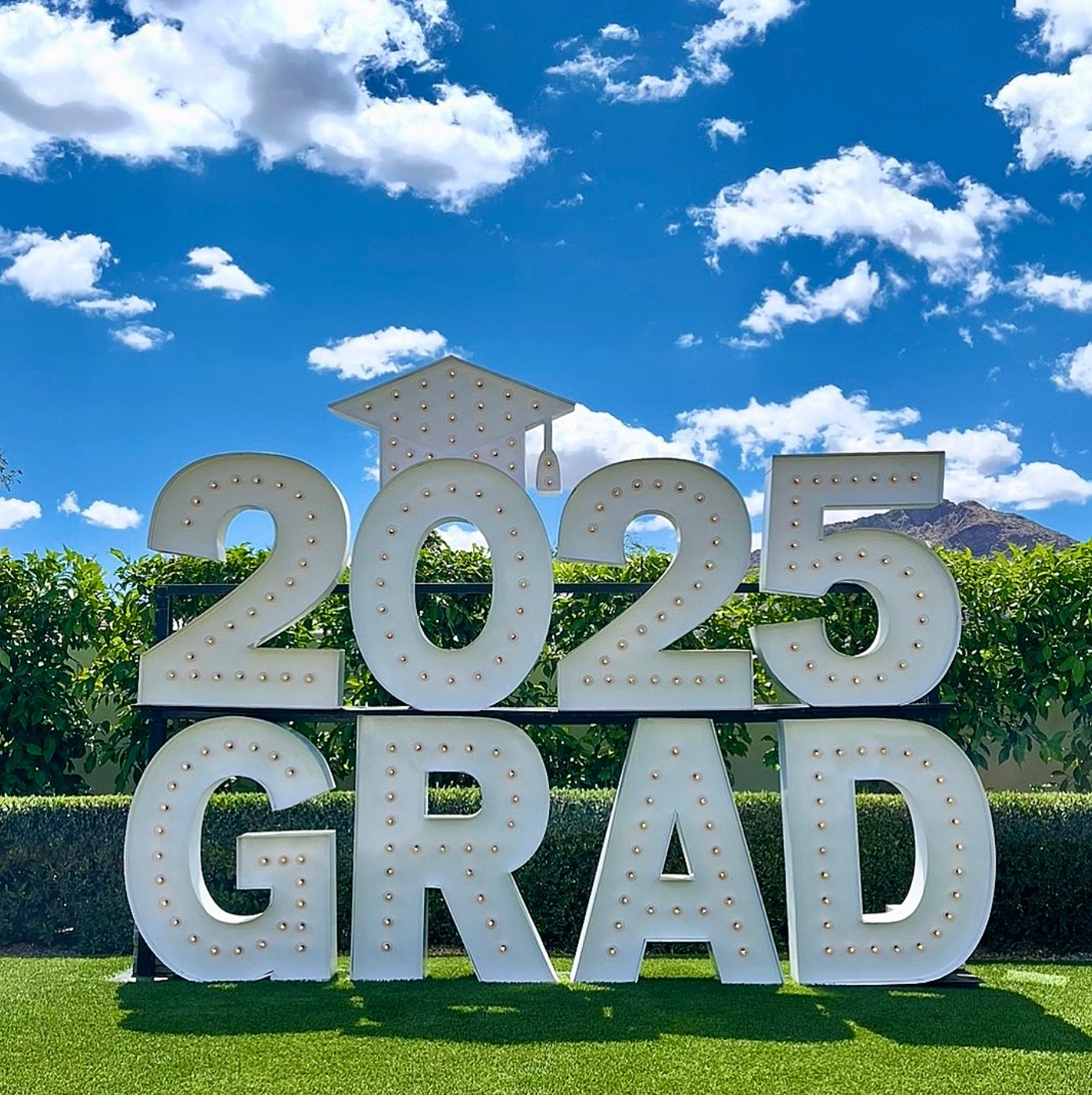 Because it’s almost graduation season already! 🎓
This is our busiest time of year, and our marquee letters book up fast — first come, first served. Lock in your date and let us help you celebrate your 2026 GRAD in style.
https://www.iowaglowco.com/