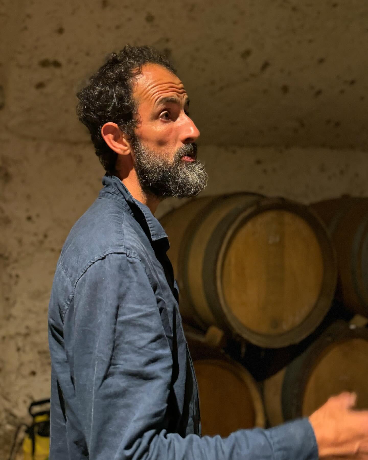 Aymeric Paillard in his cellar in Lemps.
#aymericpaillard
#saintjosephwine #syrahwine #syrah