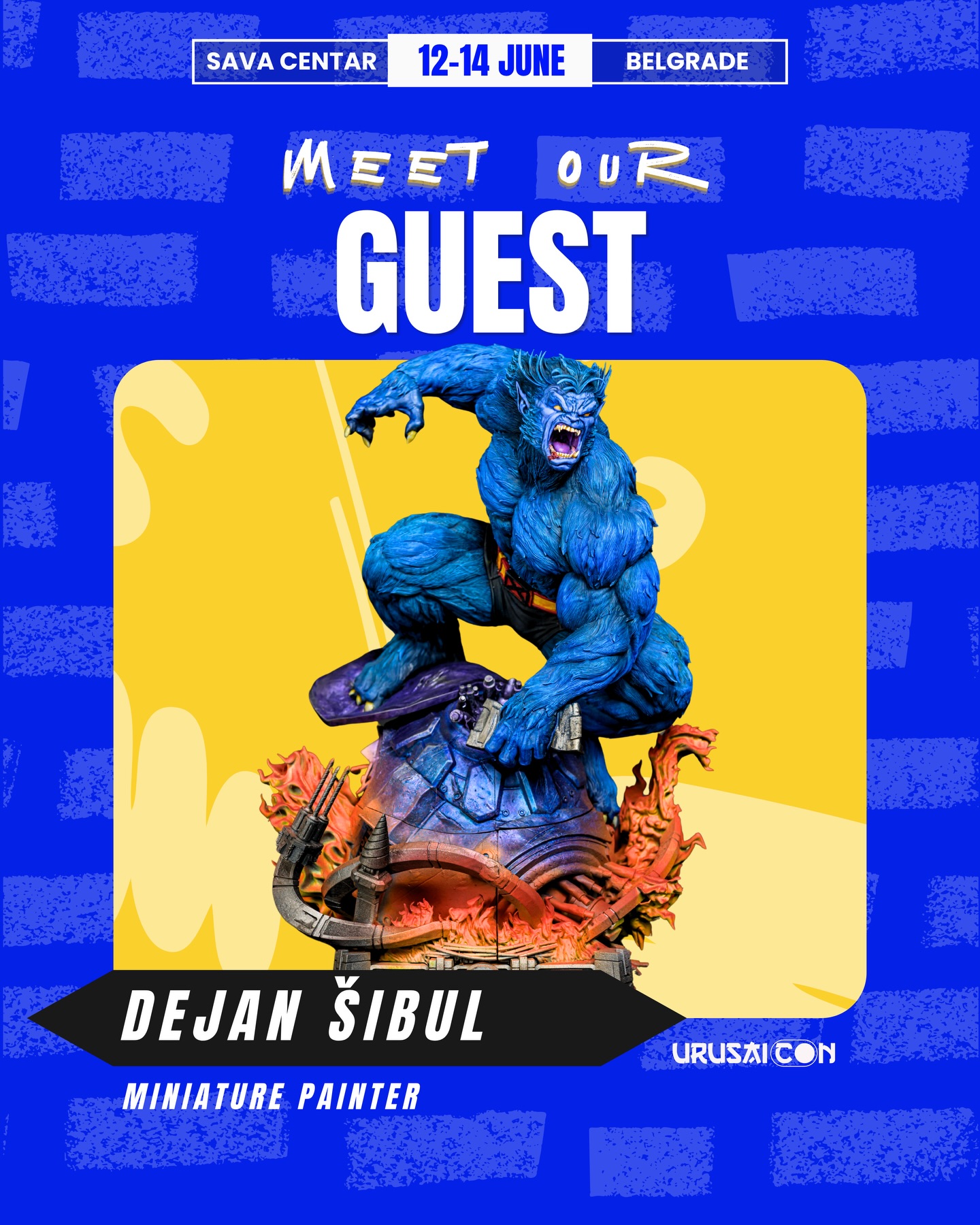 Urusai Con 2026 welcomes @dejansibul
Don't miss exclusive miniature paint workshop coming this June at @urusai.con
🎫 Tickets available now @tickets.rs