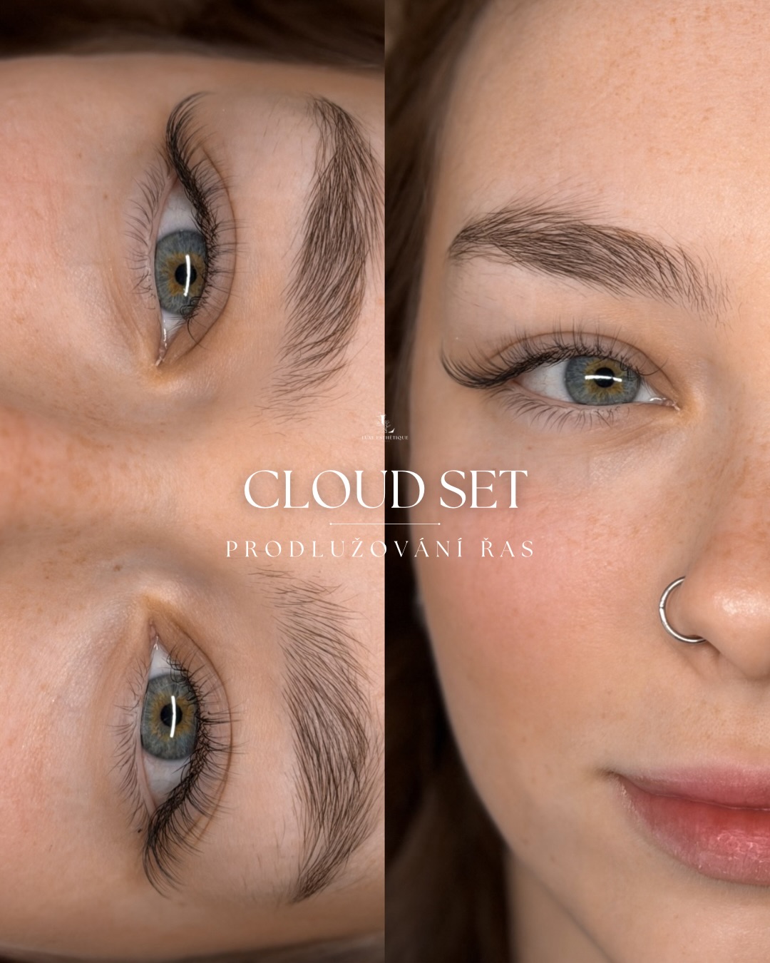 Náš ☁️CLOUD☁️ set je obdobou Classic setu ✨
Je tvořený z více super tenkých a jemných řas, takže řasy skoro necítíte ☺️ Proto jsme tento styl pojmenovali "Cloud" - vzdušný, soft set jako na obláčku 😄
Ideální pokud chcete něco lehkého a super přirozeného 🤍