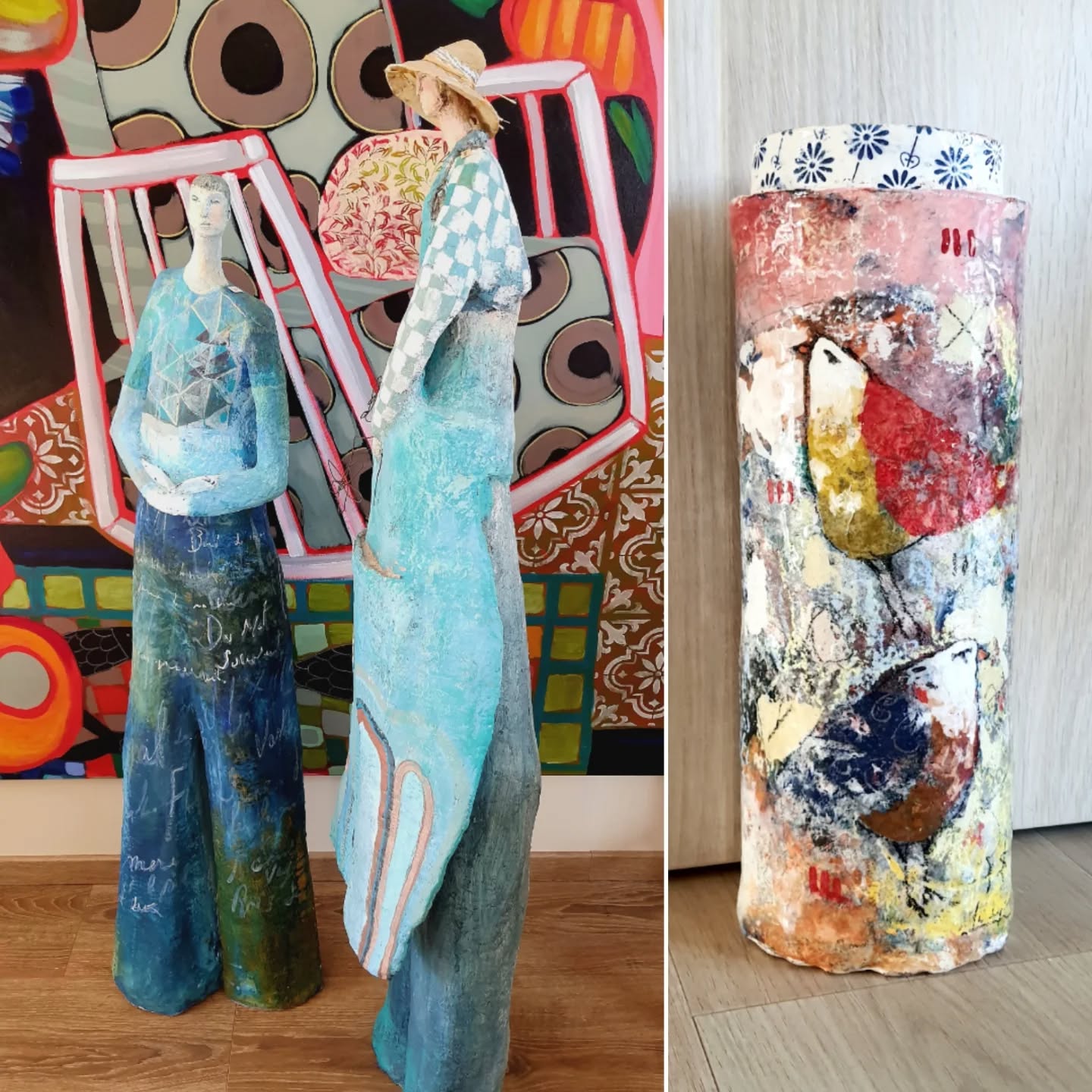 #nathalieguetdesch #atelierdesengobes #sculpture #ceramic #galerielessouliersrouges