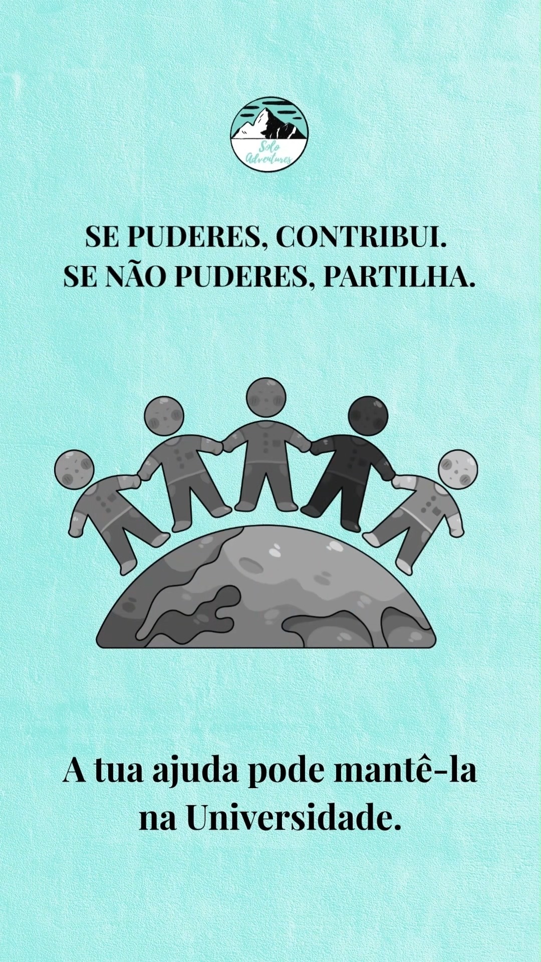 🤔🌱 Já pensaste que contribuir para o futuro de uma pessoa pode impactar muitas outras?
A Dionísia João Manuel ( @dionisiajoaomanu ), nossa voluntária e Sonhadora Praticante 💙, alcançou uma importante conquista ao ser admitida na Universidade Rovuma para frequentar o curso de Psicologia.
Para ela, é a concretização de um sonho: passar os próximos cinco anos a estudar algo que poderá transformar não só o seu futuro, mas também o de muitas pessoas da sua comunidade e da Solo Adventures, através da promoção da saúde mental.
No entanto, Dionísia enfrenta atualmente dificuldades financeiras para conseguir suportar os custos da sua formação. Entre os principais desafios estão o pagamento das propinas, algumas unidades curriculares em atraso e as despesas associadas à mudança para outra província.
💸 O valor da propina é de 4.450 Meticais por semestre (cerca de 70€), com pagamento realizado de seis em seis meses.
✅ Assim que a matrícula for efetuada, será partilhado o comprovativo oficial emitido pela universidade, garantindo transparência e confirmação do processo.
Se este pedido de ajuda faz sentido para ti, considera apoiar a Dionísia através do e-mail! 👉 dionisiajoaomanuel3@gmail.com
#soloadventures #ajudarpessoas #universidaderovuma #sonhadorespraticantes #pedidodeajuda