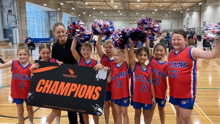 Titans Sting with their first ever grand final. And you can tell they were having a good time! Well done girls.