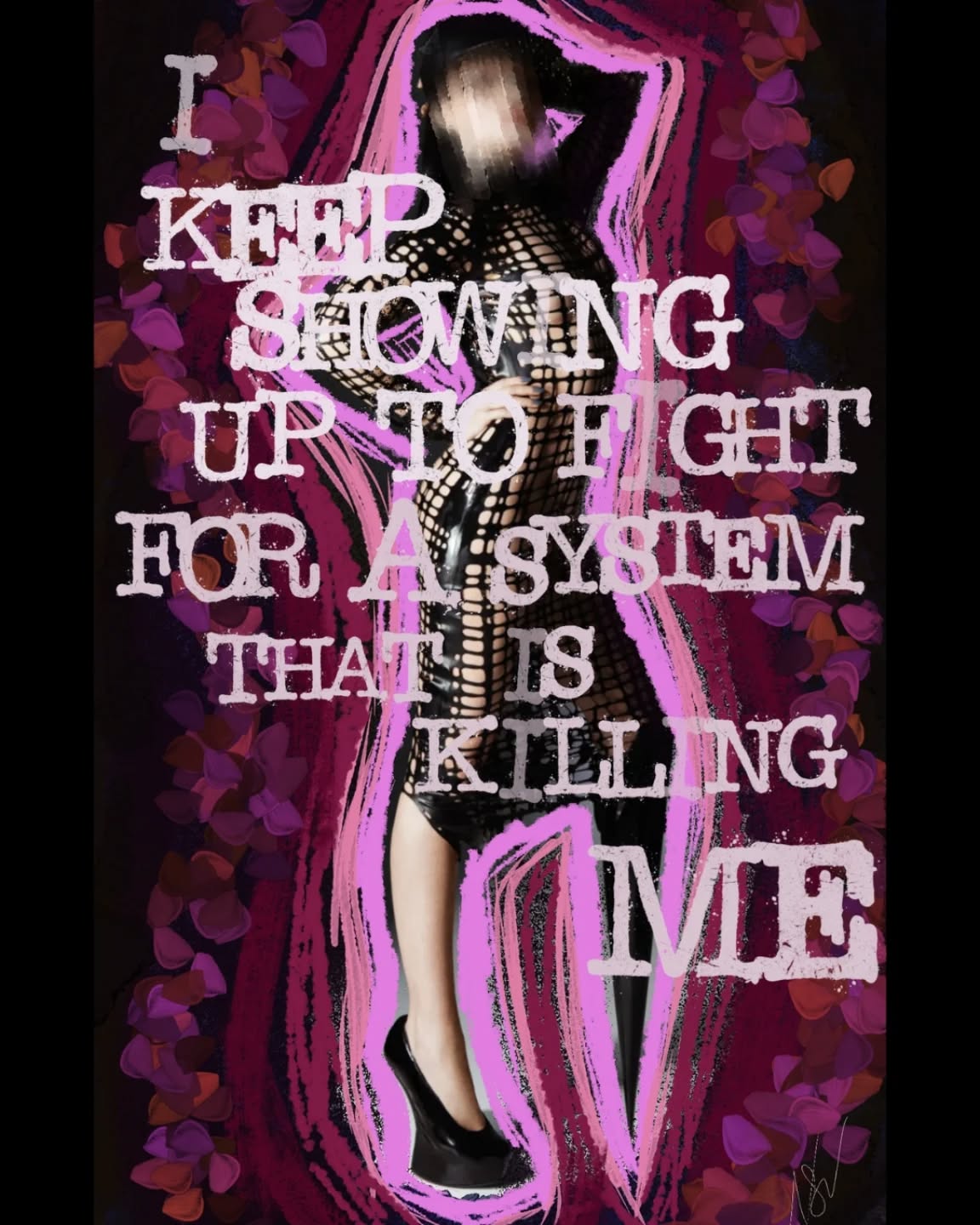 As a disabled creative explorer, it's sad and painful to know that I keep showing up for protests and fighting for a country that - even in non trump times- would rather I either live in absolute poverty or work until I die.
cool. feels good.
Digital collage.
@thedemocrats when the pendulum swings, Americans don't want a return to business as usual. We want a government that is actually for the people... So you're going to have to disappear your corporate donors.
#usa #disability #creativeart #digitalcollage #democrats