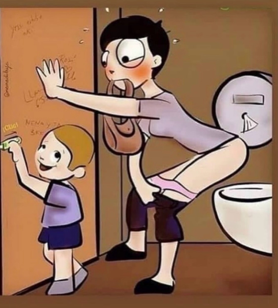 Cenas reais do dia a dia, fora de casa:🚽
Você tentando fazer xixi sem sentar…
equilibrando na força das pernas!
Fazendo rápido porque não vê a hora de sair dali.
Segurando mais do que gostaria, esperando um banheiro “melhor”.
Ou aquele momento em que finalmente consegue…
e alguém tenta abrir a porta 😅
A gente vai se adaptando.
Vai criando jeitos.
Mas o corpo aprende.
Segura mais.
Contrai mais.
Relaxa menos.
E isso pode influenciar na forma como você usa a sua bexiga e o seu assoalho pélvico.
Não é só sobre exercício.
É sobre hábito também.
💬 Me conta:
como você usa banheiro fora de casa?
📸 E você também repara nessas cenas…😂🫣
#banheiropublico
#vidaforadecasa
#coisasdodiaadia
#situacoesreais