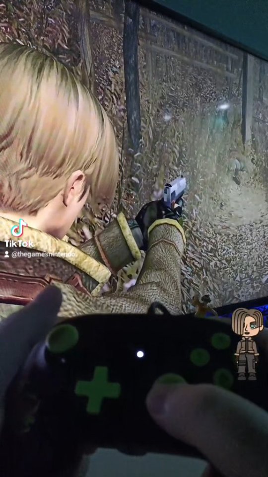 Resident Evil 4 HD direto do Nintendo Switch 🥵😍 #nintendoswitch #residentevil4 #capcom #switch