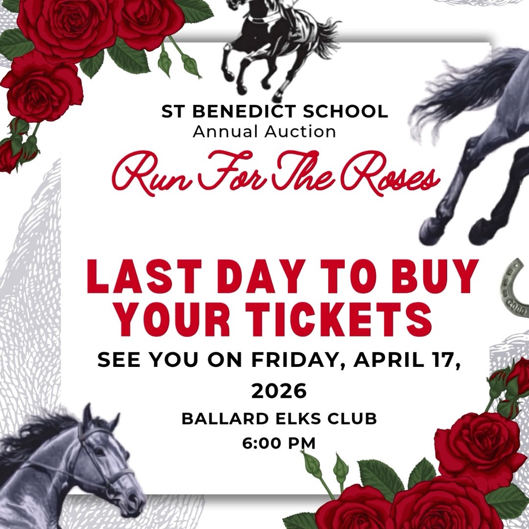 TODAY is the last day to buy your tickets to the auction! We won’t scream this deal from the rooftops today given it’s Good Friday and our children are being respectfully silent this afternoon.
But - *don’t miss out! *Just a few more hours before ticket sales close. We would love to see you everyone there on April 17. It will be a really fun time together as a community supporting our kids, teachers, staff, and school. 🐎