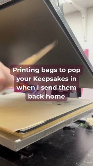 Behind-the-scenes: there's something satisfying about pressing my logo onto the bags I pack completed keepsakes in, complete with a little touch of gift wrapping and a reusable bag for customers to keep.
I used to pay a company to print these, then I found a small business like me who could supply what I needed, and now I press them myself.
Yes, it's extra work, but I much prefer this way. It's more personal, and I get to support another small business in the process. Win-win!
#TracysTreasuredKeepsakes #SmallBusinessUK #PersonalisedKeepsakes #HertsCustomKeepsakes #HandmadeGiftsUK