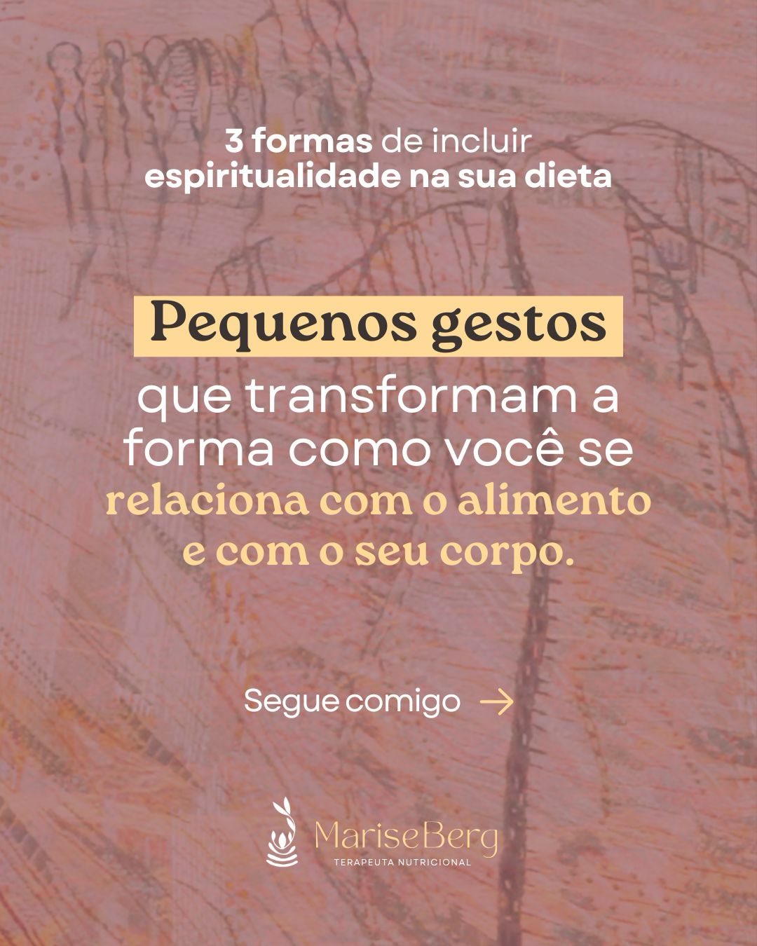 Espiritualidade não precisa ser algo distante.
Ela pode começar no prato 🍃
Na forma como você escolhe, prepara e consome os alimentos,
já existe um espaço potente de presença, consciência e conexão.
Pequenos gestos — pausar antes de comer, honrar o alimento, evitar desperdícios —
mudam a forma como você se relaciona com a comida
e com o seu próprio corpo.
E, aos poucos, o cuidado deixa de ser obrigação
e passa a ser uma expressão natural de quem você é ✨
Se isso faz sentido para você, segue por aqui para mais conteúdos sobre nutrição, consciência e eixo intestino–cérebro 🧠🌿
#conscienciaalimentar #mindfuleating #ayurveda #eixointestinocérebro #autocuidado