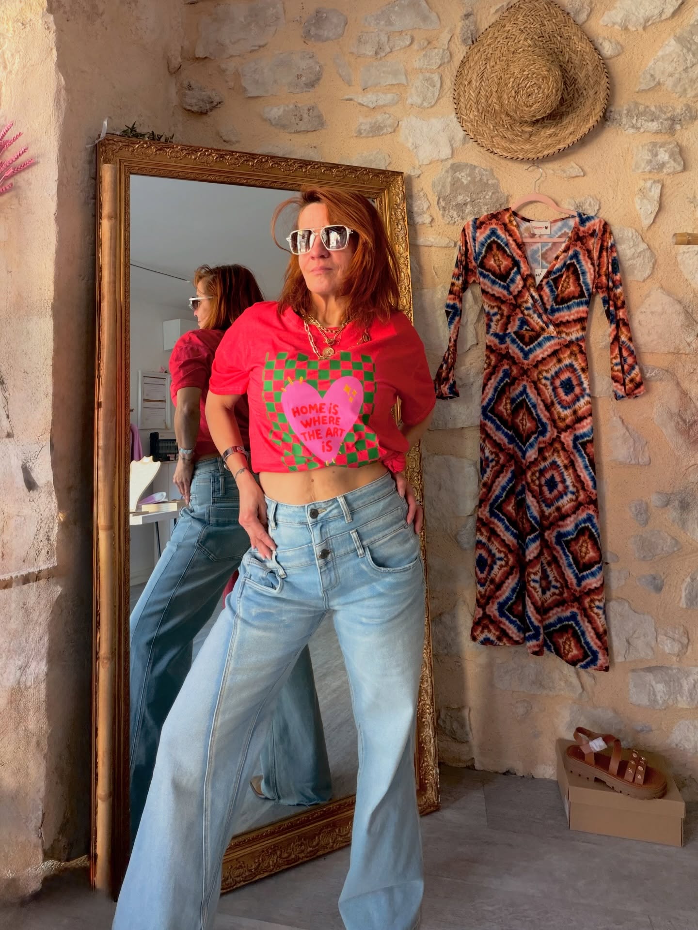 Victime de son succès, les Tshirts Vibes reviennent très vite #mademoiselleksigean #tshirt #inspilooks #ootd