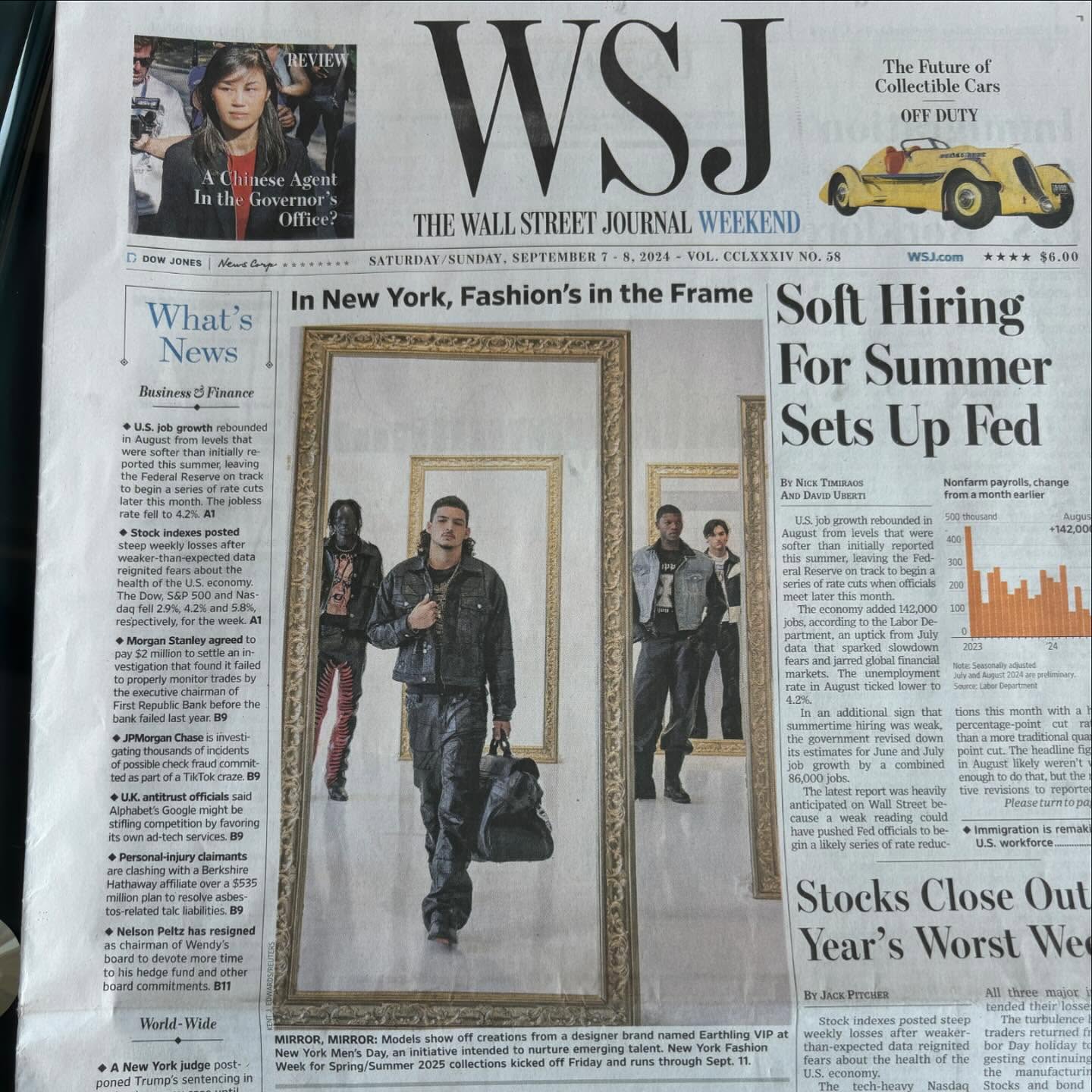 NYMD takes center stage on the cover of this weekends @wsj!