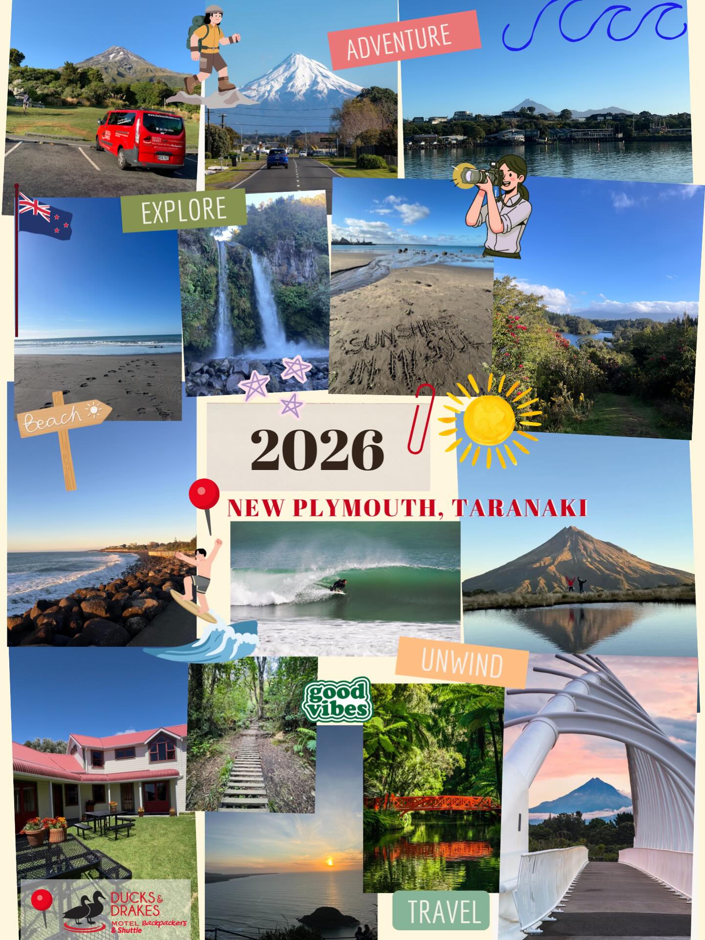 If your 2026 vision board looks anything like this, we’ve got you covered 😉
Come stay with us & do Taranaki your way!
#NZtravel #backpackers #newplymouth