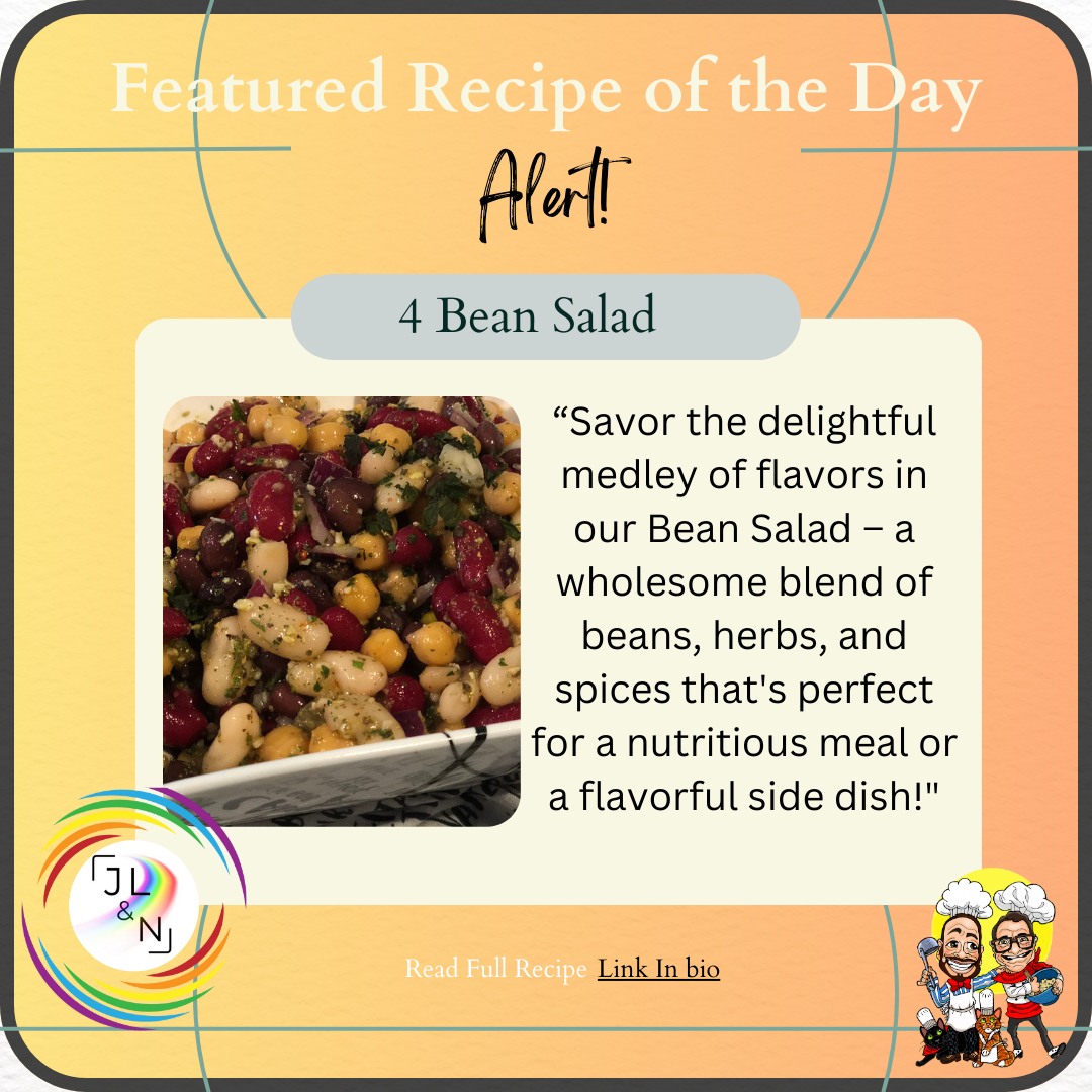 🥗 4 Bean Salad 🌿
A delightful medley of beans, herbs, and spices! This wholesome dish is perfect as a nutritious meal or a flavorful side. Ready in just 20 minutes!
✨ Try it today!
👉 Get the recipe: https://www.jeanlucandnick.com/recipes/recipe/bean-salad
#HealthyEats #BeanSalad #QuickMeals