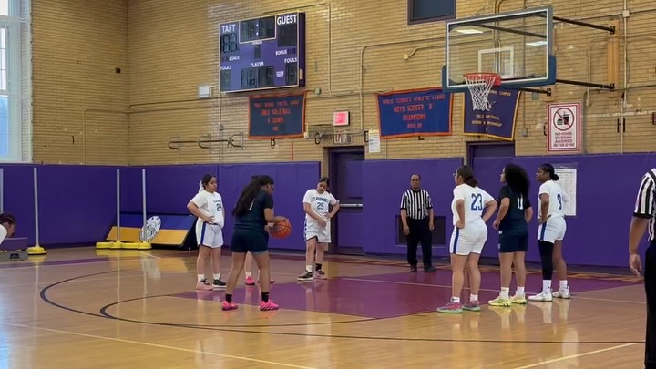 Great win yesterday from the lady cougars #girlsbasketball🏀