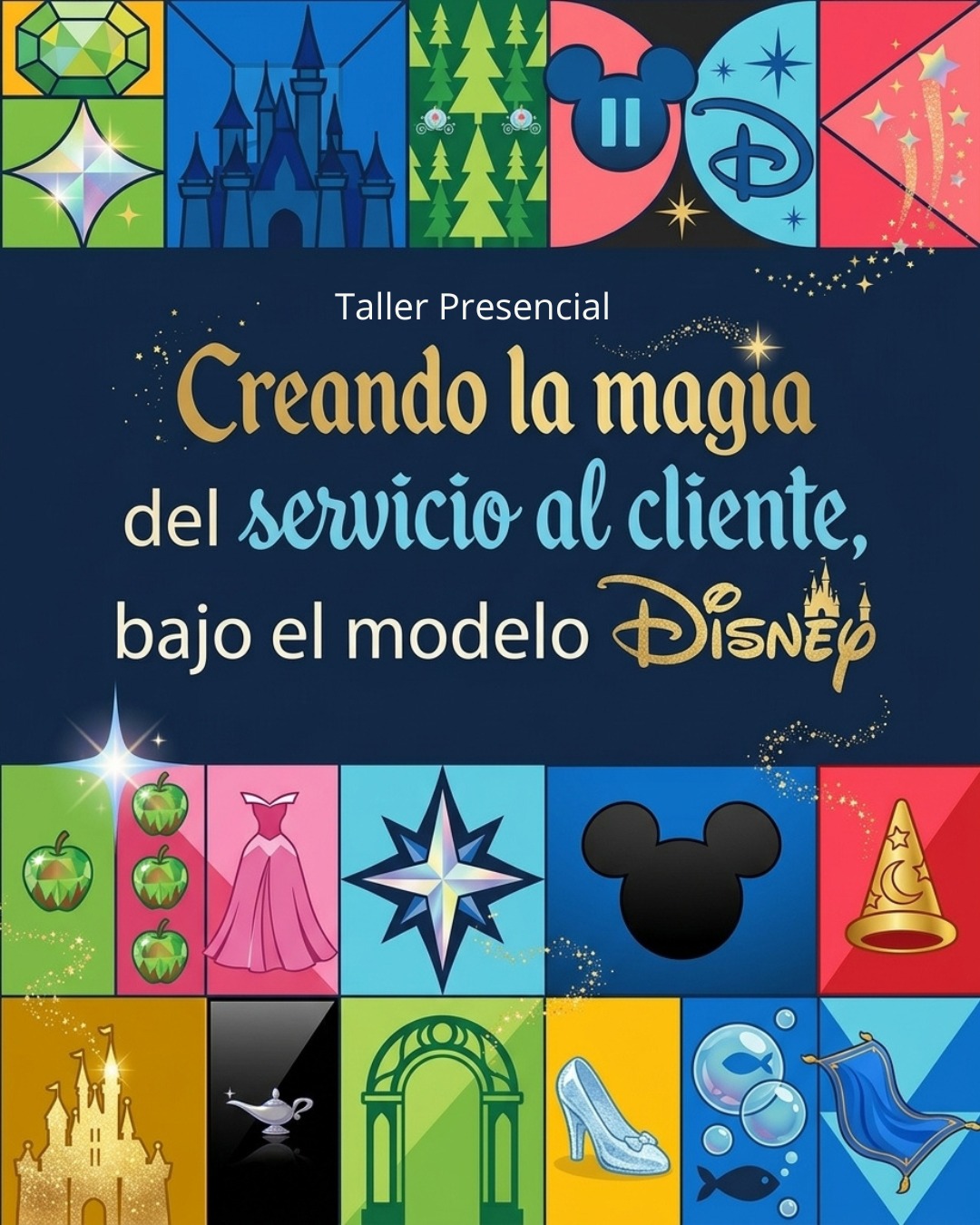 Tu problema no es el producto.
Es el servicio. 🧩
Cuando la experiencia falla, los clientes no regresan…
y nadie te lo dice. 🤐
Disney resolvió esto hace décadas:
no deja el servicio a la suerte. Lo diseña. 🎯
En este taller aprenderás a construir una experiencia que:
✨ aumente la recomendación
📈 mejore la retención
🤝 alinee a tu equipo
💎 te diferencie sin bajar precios
📍 Guadalajara – 28 de abril 2026
🎯 Taller presencial – Cupo limitado
Si tu servicio no está diseñado, estás perdiendo dinero. ⚠️