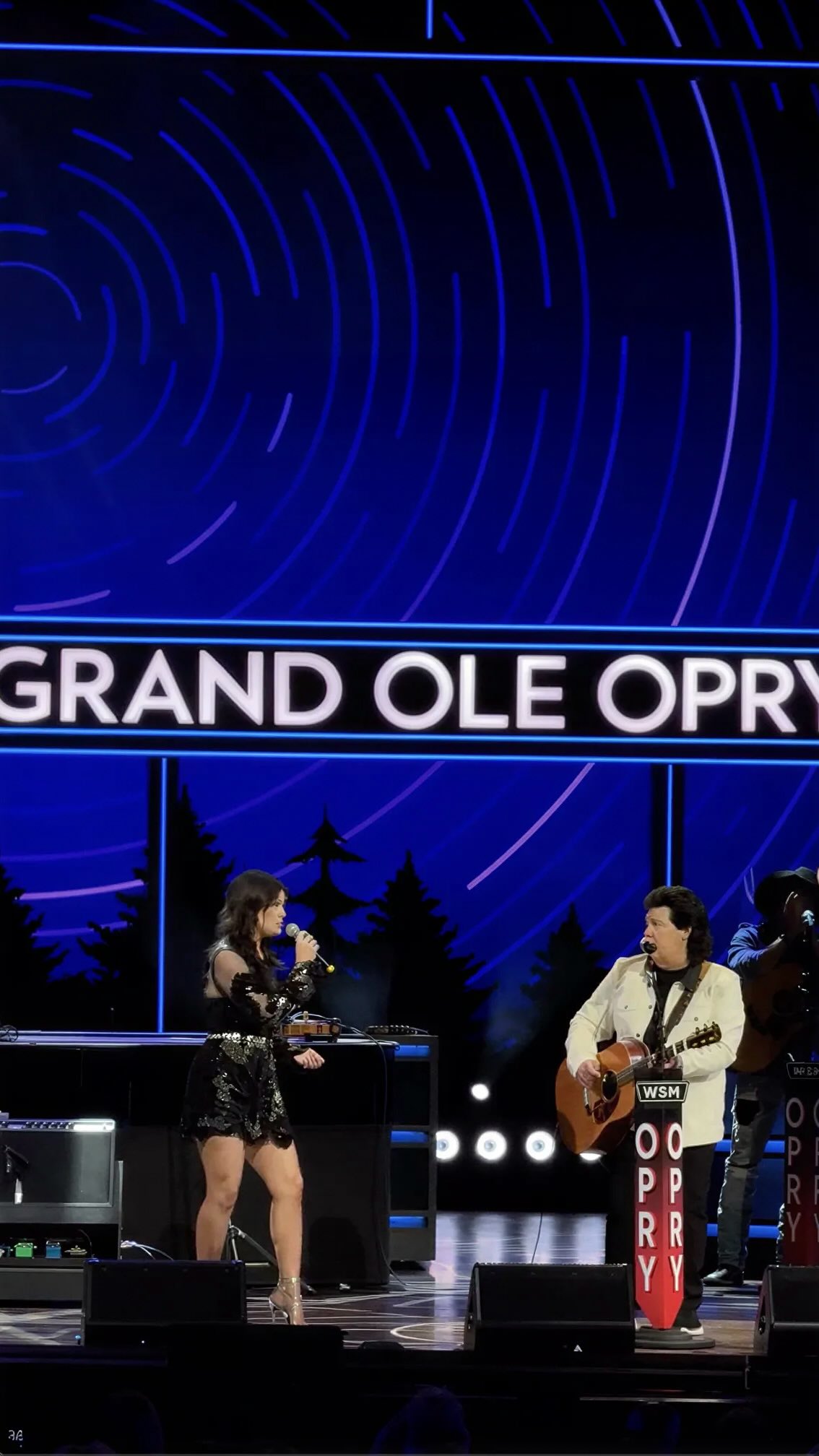 Moon Over Georgia, live from the @opry with @maeestes. Moments like this never get old.