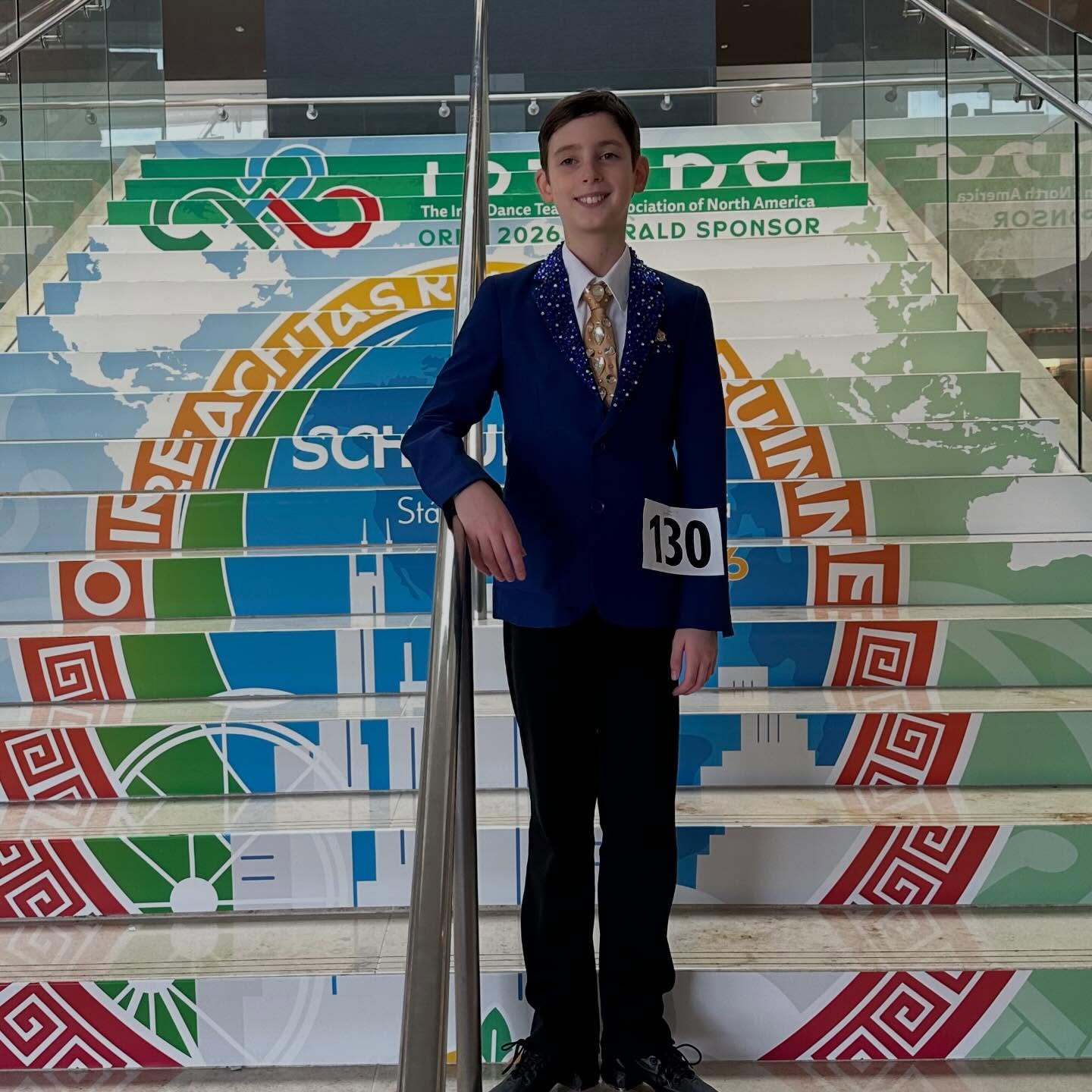 Congratulations to our dancer William, who competed in his second World Championships today! We are all so proud of you.💜💚 @clrgidofficial #clrgworlds #glencastleirishdancers