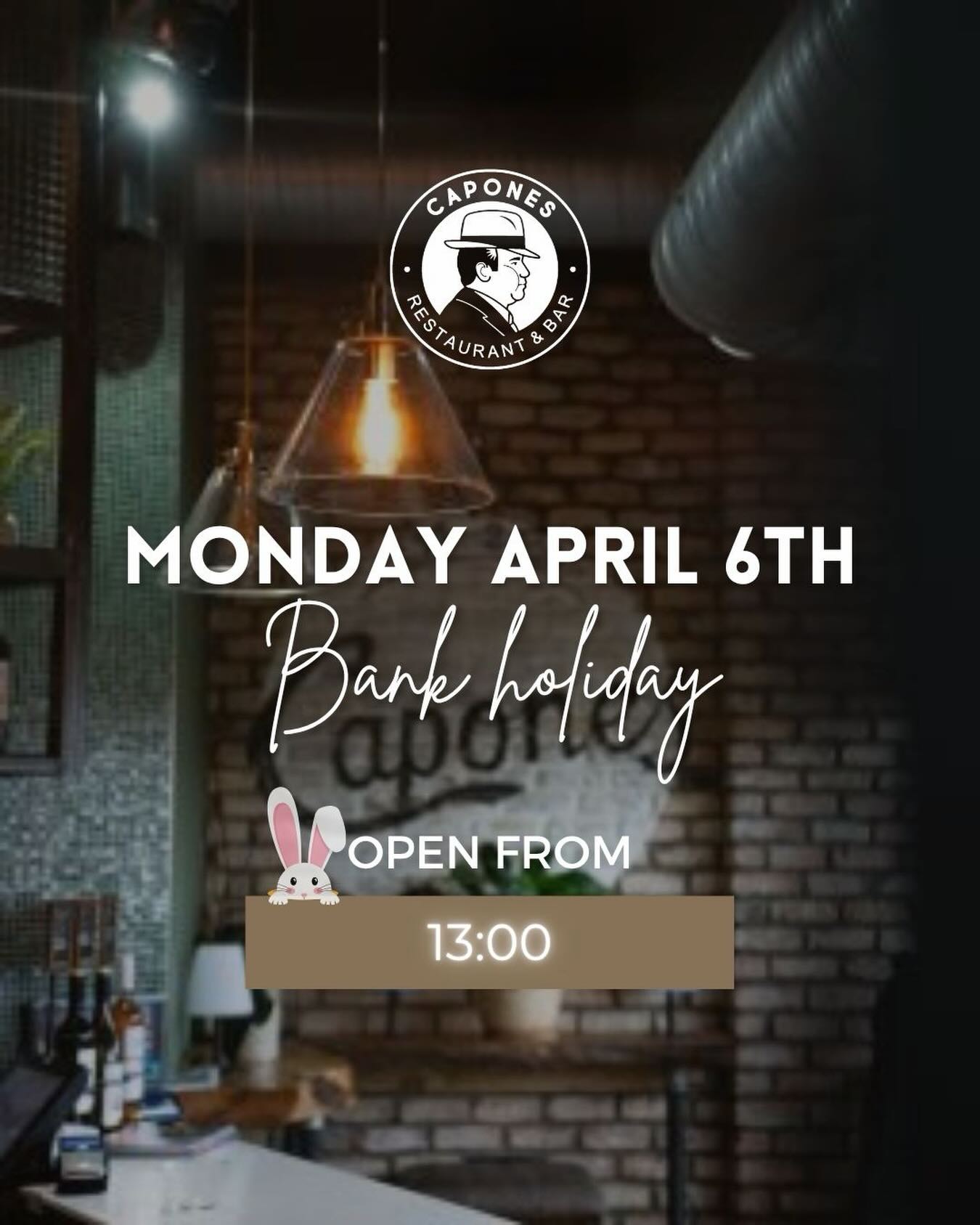 Extend your Bank Holiday at Capones restaurant! 🌟We are going to be open from 13:00 on Monday. 🇮🇪🪺
⠀
#caponesgalway #restaurantgalway #galway #thisisgalway #wildatlanticway