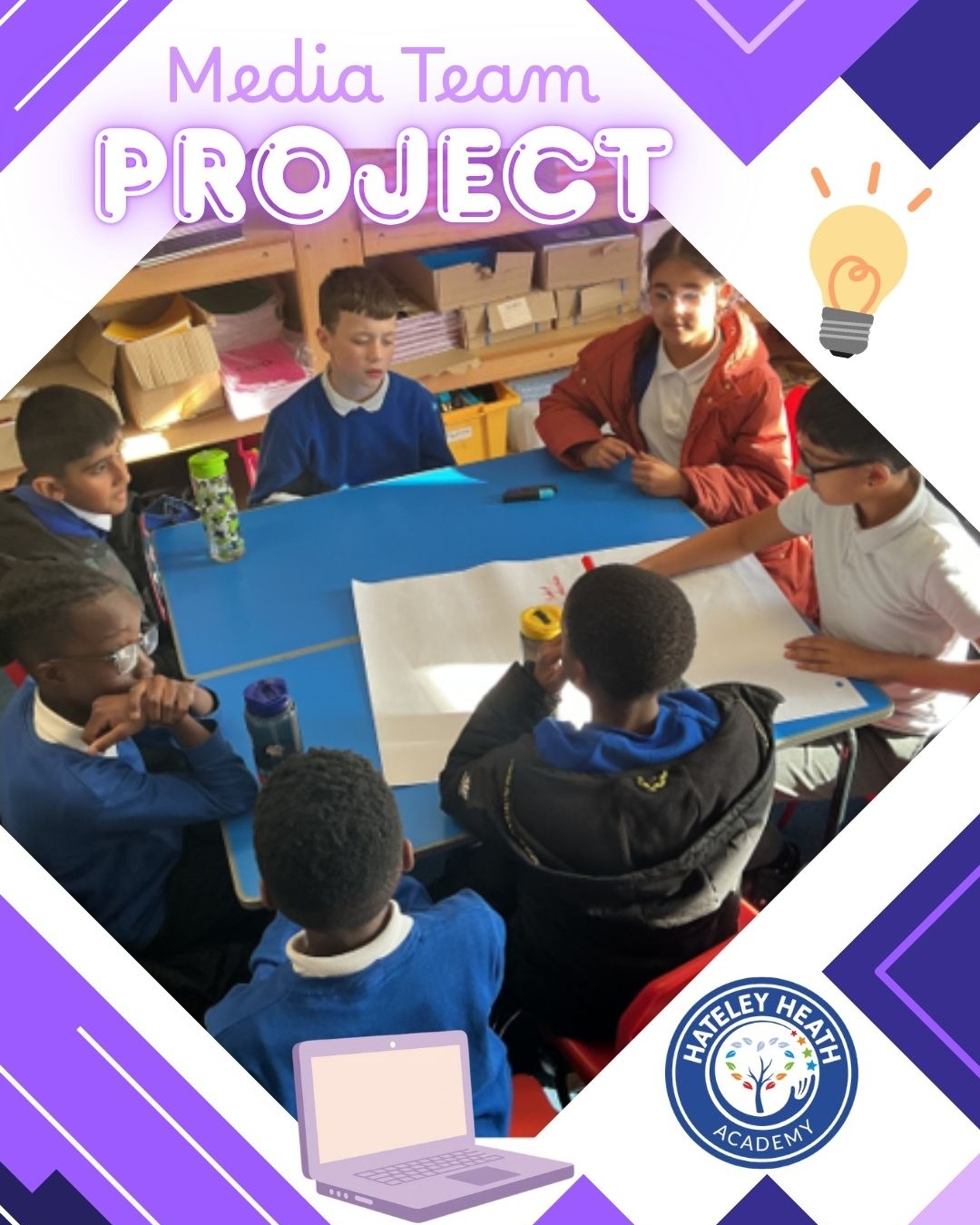 Building a safer, stronger school community, one idea at a time. 💡🤝
Our media team spent their after school club session today generating ideas for screen‑free activities as part of their upcoming online support project. I am so proud of their passion and drive for this project, and I cannot wait to share more about it with you soon. 💛