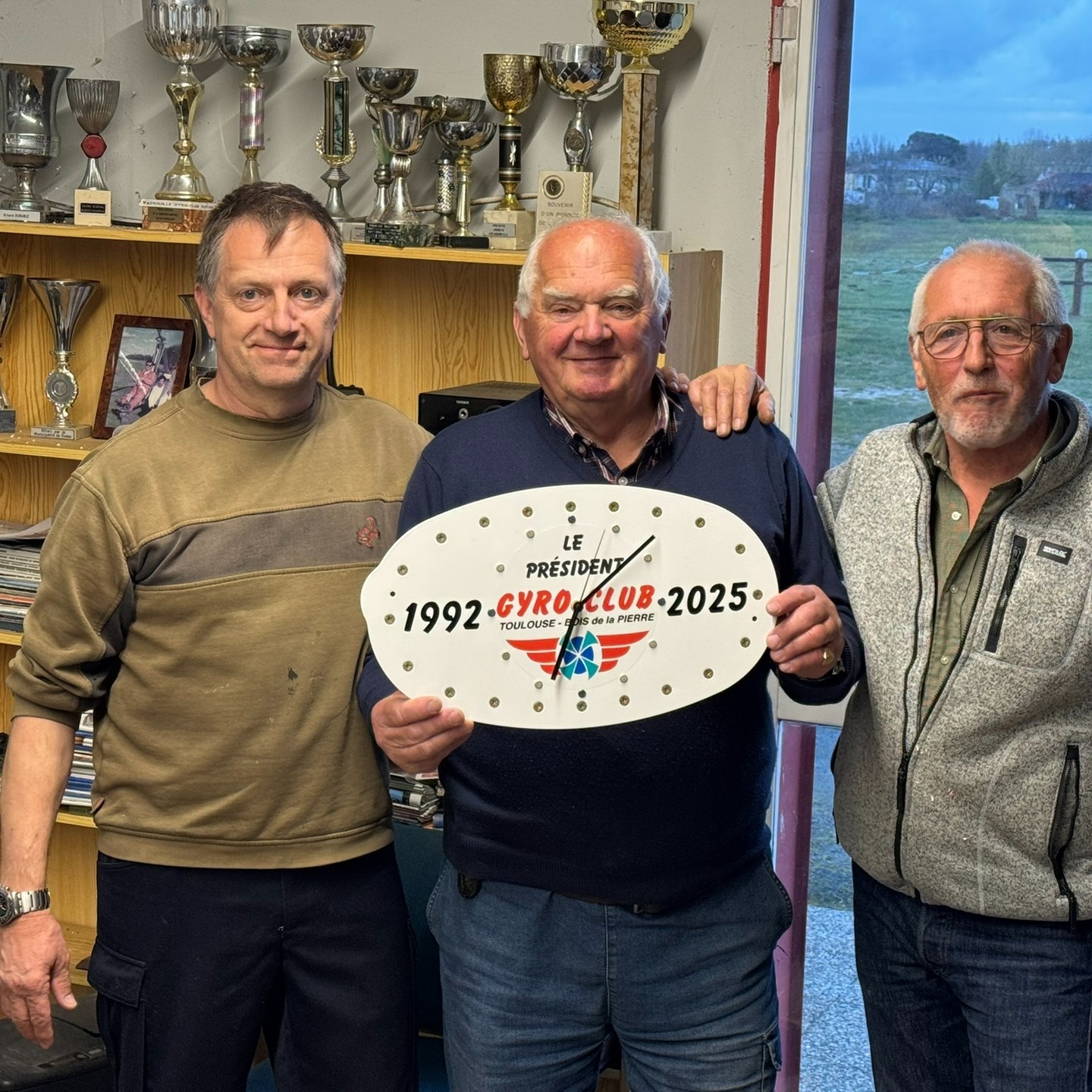 quand le GYRO CLUB du Bois de la Pierre change de Président ; bravo Jean marie pour ces 33 ans de présidence