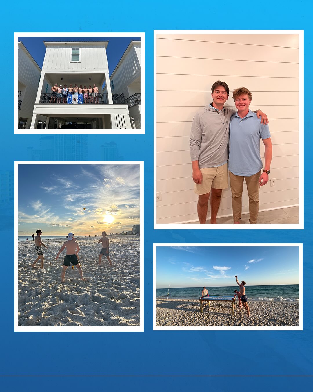 Over break, our brothers switched up the scenery—from serving in Guatemala to a trip to Gulf Shores, memories were made that will last a lifetime. Now we’re back, recharged and ready to finish the semester strong. 🏝️🗻