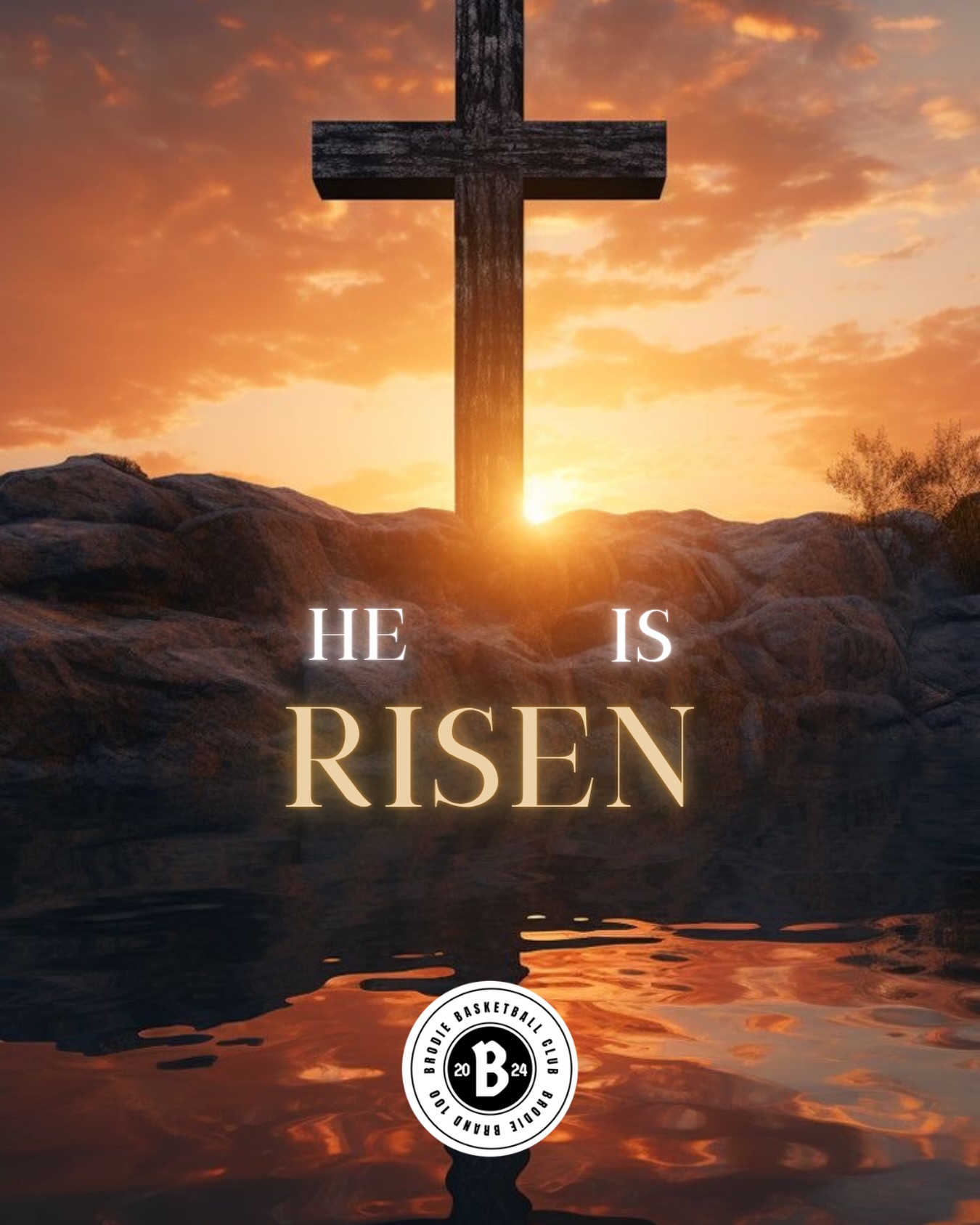 Happy Easter from our family to yours 💙🏀
#HeIsRisen #GodFirst #BrodieBasketball #FaithOverEverything #EasterSunday