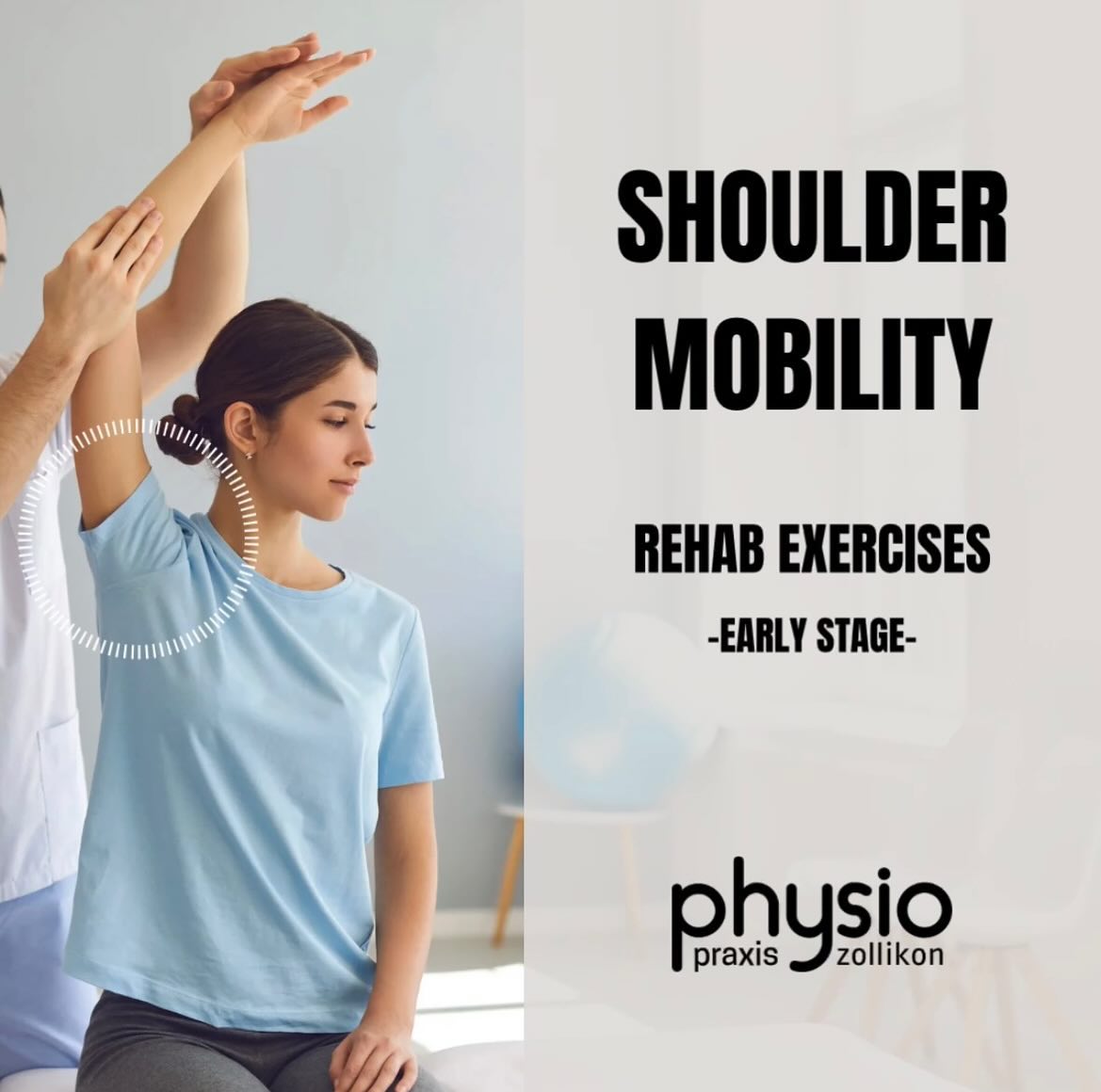 ‼️Shoulder - Mobility‼️
Hier siehst du ein paar exemplarische Übungen in der Frühphase einer Schulterrehabilitation, die dir bei der Verbesserung der Schulterbeweglichkeit helfen können.
⚠️🧠Es wichtig, dass du nach Schulterverletzungen deinen Startzeitpunkt für passive/assistive oder aktive Schulterbewegungen mit deinem Physiotherapeuten bzw. Arzt individuell absprichst.
Die Übungen sollten zur Verbesserung der Beweglichkeit 2-3 mal täglich durchgeführt werden. Der Schmerz bildet hierbei die Bewegungsgrenze.
Haftungsausschluss: Die Inhalte werden mit großer Sorgfalt ausgearbeitet, ersetzen jedoch keine individuelle fachliche Untersuchung und Behandlung durch einen Arzt oder Physiotherapeuten.
⚠️💪🏽 Möchtest du einen individuelleren Reha- oder
Trainingsplan um deine Ziele zu erreichen, vereinbare gerne einen Termin in unserer Praxis. Denn Link dazu findest du oben in der Bio auf unserem Profil.
#rehab #exercises #training #shoulder #mobility #mobility #mobilisation #rangeofmotion #shoulderrehab #physiopraxiszollikon #health #physiotherapie #physio #physiotherapy #gesundheit #sport #training #fitness #therapie #physiotherapeut #physiolife #bewegung #moveyourbody #zollikon #zürich