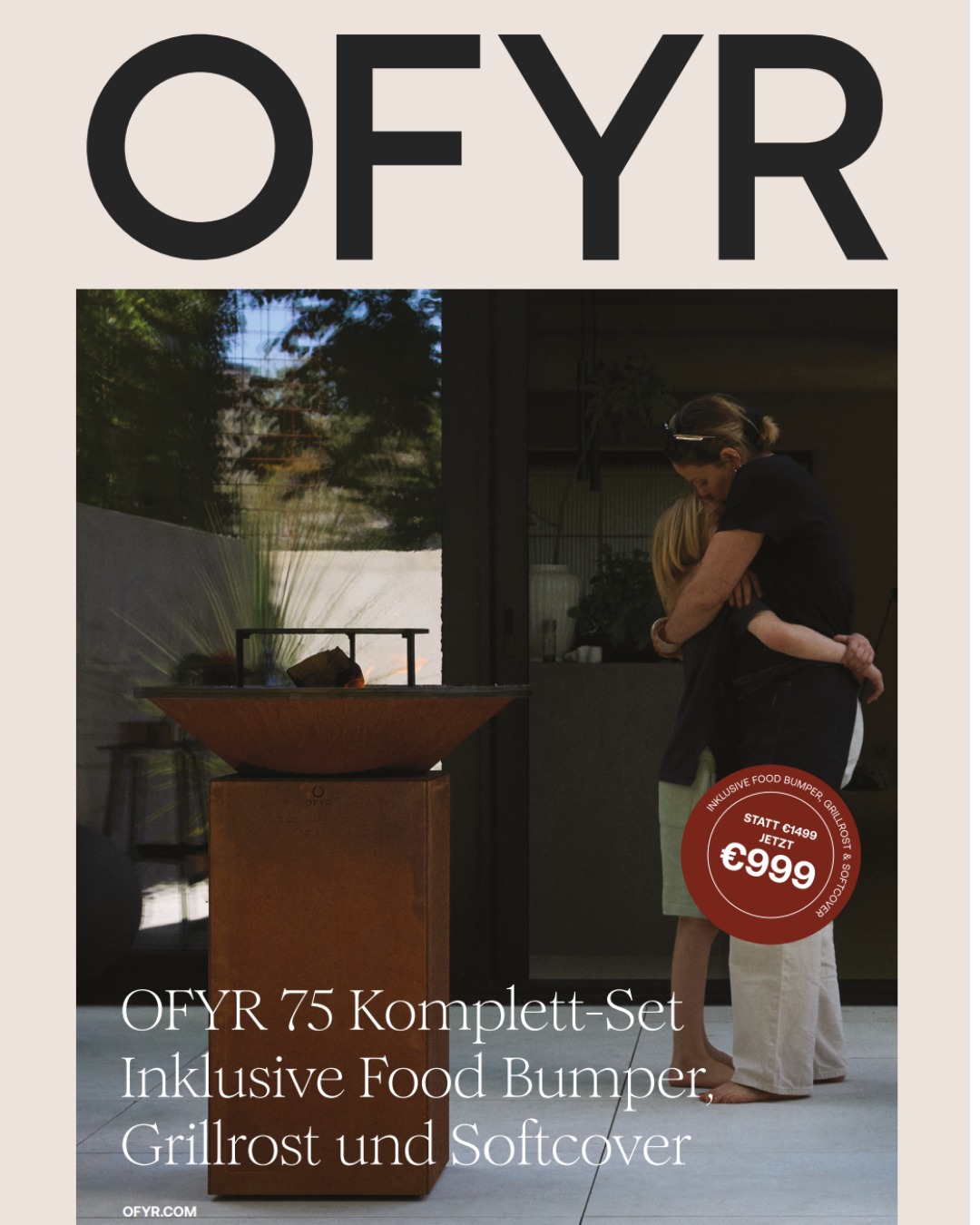 FRÜHLINGSSPECIAL: Das OFYR 75 Komplett-Set.
Design trifft Funktionalität. Wer schon länger mit einer OFYR-Feuerschale liebäugelt, bekommt jetzt den perfekten Einstieg. Kompakt, stilvoll und dank des innovativen Airflow Plate Systems besonders raucharm – ideal für jede Terrasse.
Das exklusive Bundle:
✅ OFYR 75 Corten (Das Herzstück)
✅ Food Bumper (Sicherheit am Feuer)
✅ Grillrost (Für echtes BBQ-Feeling)
✅ Softcover (Optimaler Wetterschutz)
Der Deal:
Statt 1.499,– € ab sofort für unschlagbare
🔥 999,– € inkl. MwSt.
Das bedeutet eine Ersparnis von 489,– €!
Jetzt im Grilloft Neumarkt sichern
Das Angebot gilt nur solange der Vorrat reicht.
📍 Besuch im GRILLOFT Neumarkt
📩 Anfragen direkt per DM!
#GrilloftNeumarkt #Frühlingsspecial #OFYR #OutdoorCooking #Neumarkt #DesignGrill #OFYR75 #Grillsaison2026 #Feuerschale #Cortenstahl #Garteninspiration