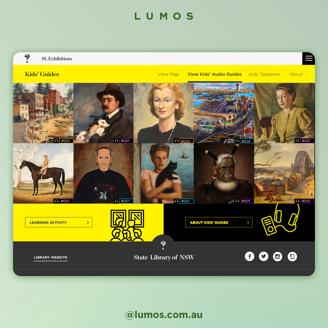 Hi everyone, this is a post from the Lumos Design Archives for the State Library NSW Galleries audio guides. Have a beautiful day!
#uxdesign #ui #uidesign #uxdesign #culture #artsandculture #design #interfacedesign #userinterface