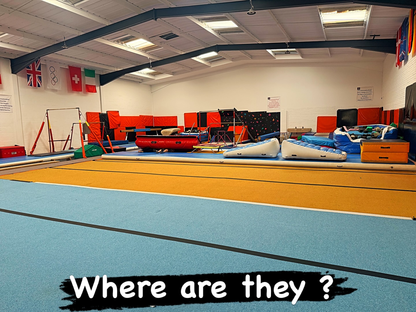 I'm giving away a FREE CAMP day to who ever finds all 4 (that's 4 staff 🤣 ) the fastest . You'll need to message in through Facebook or instagram . You must have screen shot the picture and circled where on earth they could be.......... . First person to get it correct wins free Easter camp day (child ....just incase any adults start limbering up 😉 ). Bonus camp for any one who can identify the staff too!!!
