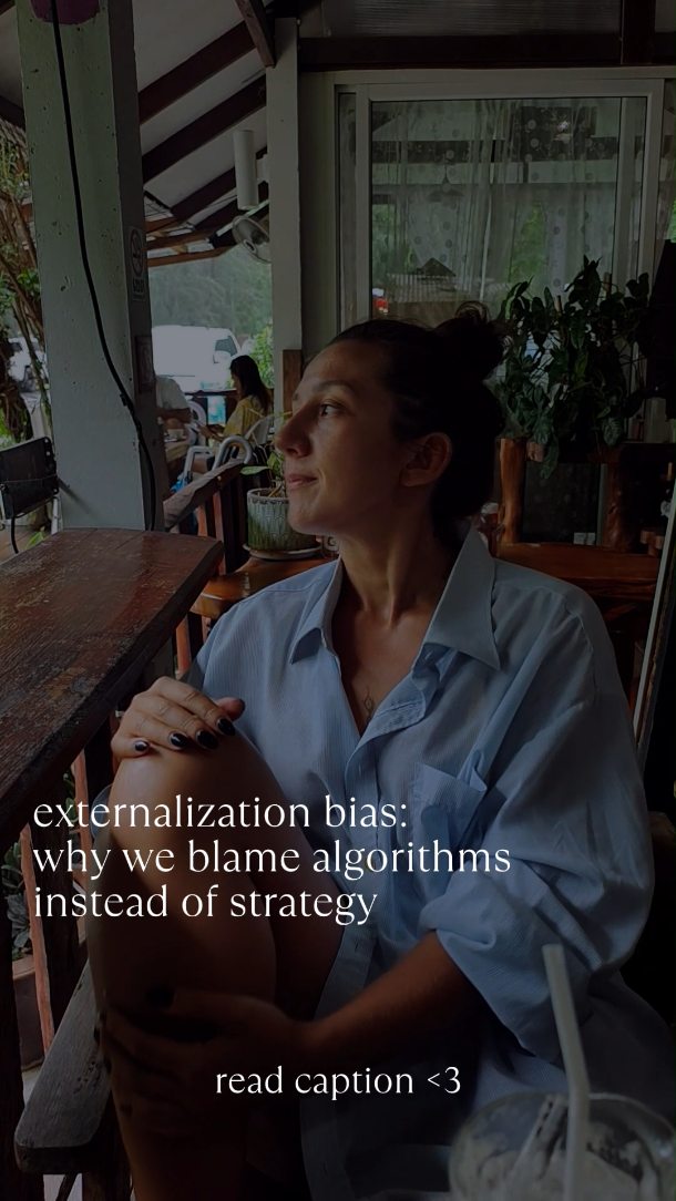 why marketers blame the algorithm?
when reach drops, the standard response is to blame the algorithm. we can observe a pattern: we take credit for success and blame failure on things we can't control.
ask any group of marketers why their organic reach went down. most will point to platform changes. a few will mention content quality, audience relevance, or creative fatigue. the explanation that protects our ego always wins with the one that means looking at what we did wrong.
the numbers rarely support the victim narrative.
platforms do change how they rank posts, but these shifts are not always significant. what also changes is content volume. more businesses posting more often means more competition for the same attention. lower reach per post doesn't mean the algorithm picked you out to punish, there's just way more content now than people scrolling. also people preferences change, does your content adapt?
why this keeps happening
diagnosing real performance issues takes work. test different content. check who you're reaching. analyze what competitors are doing differently. try new messaging. all of this is quite demanding with no guaranteed payoff.
blaming the algorithm takes seconds and offers immediate emotional relief and protects professional identity.
how to test if you're right
check competitor performance. similar content, similar audience, similar posting frequency. if their reach held steady while yours dropped, look at your execution. the platform didn't change selectively for your account.
do you see what i mean?
stop building narratives.
check the data first.
#socialmediaalgorithm #socialmedialessons #socialmediasugarfairy #socialmediarules #socialmediamarketing