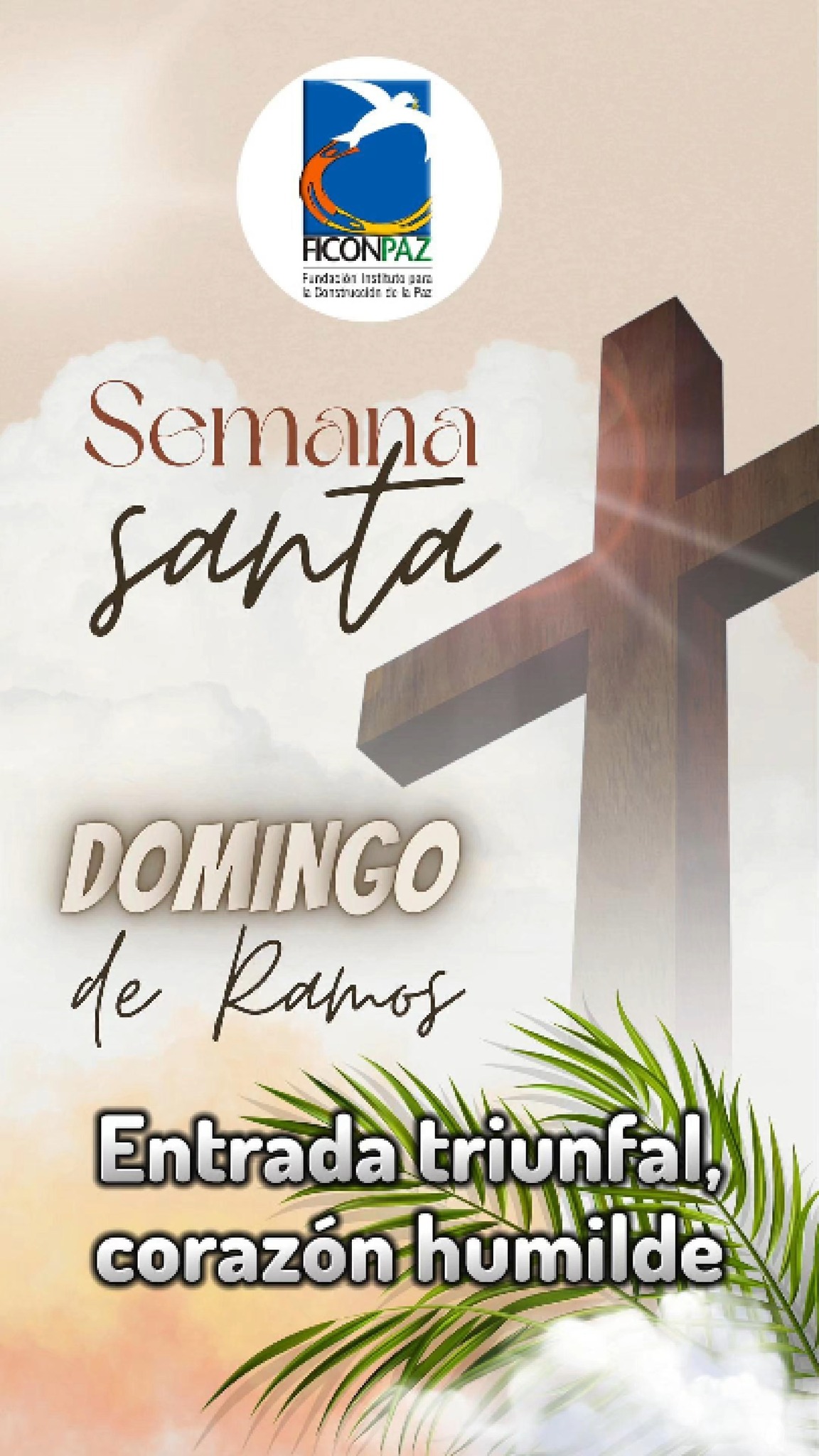 Domingo de Ramos — Entrada triunfal, corazón humilde
Hoy, el Evangelio nos muestra a Jesús entrando en medio de un pueblo que lo aclama con alegría y con esperanza. Él llega humilde, recordándonos que el verdadero poder transformador está en el amor que se entrega y se comparte.
Hoy, Jesús también pasa por nuestras vidas, en el rostro de quienes sufren, de quienes han sido desplazados, de las familias que lo han perdido todo, de los migrantes que buscan un lugar donde vivir con dignidad. Acojámoslo con ramas vivas de compasión, no solo con palabras, sino con acciones que cuiden la dignidad y la vida del otro.
#SemanaSanta
#semanasanta2025
#DomingoDeRamos