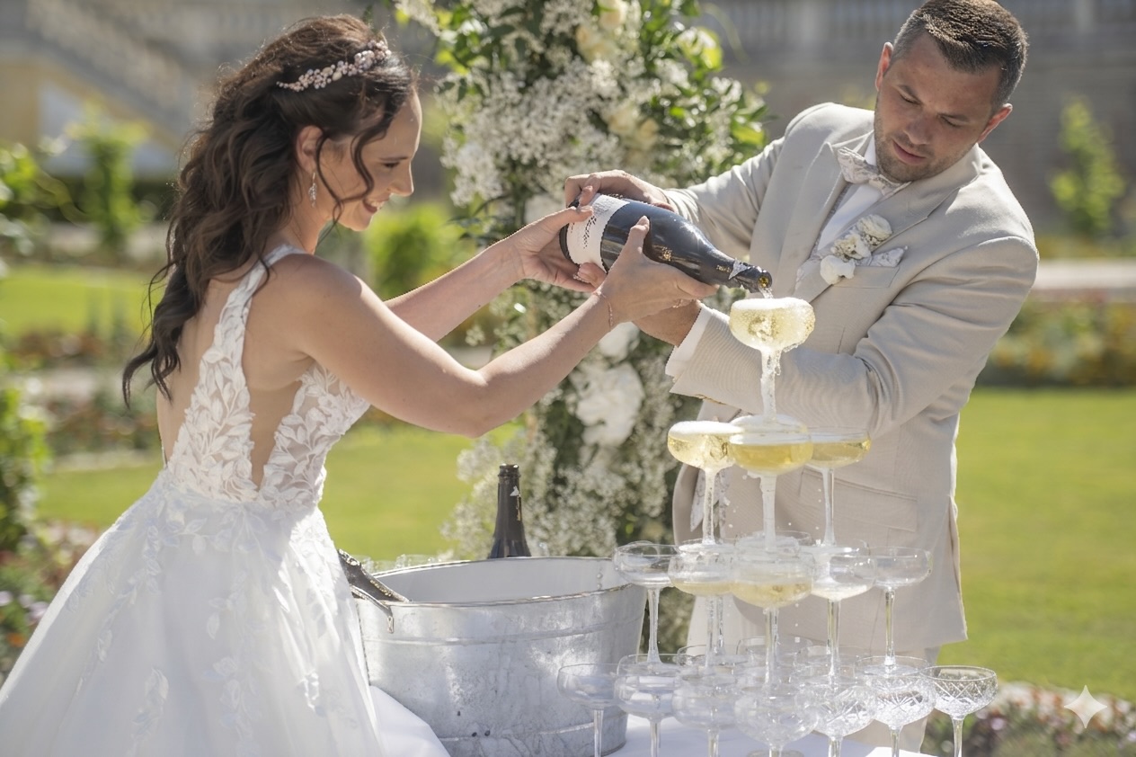 Let the Champagne Rain! 🍾
#WeddingTrends2026 #ChampagneTowerMoments #BridalVibes #Hochzeitsplanung #LuxuryWedding
Foto @artwedding.eu