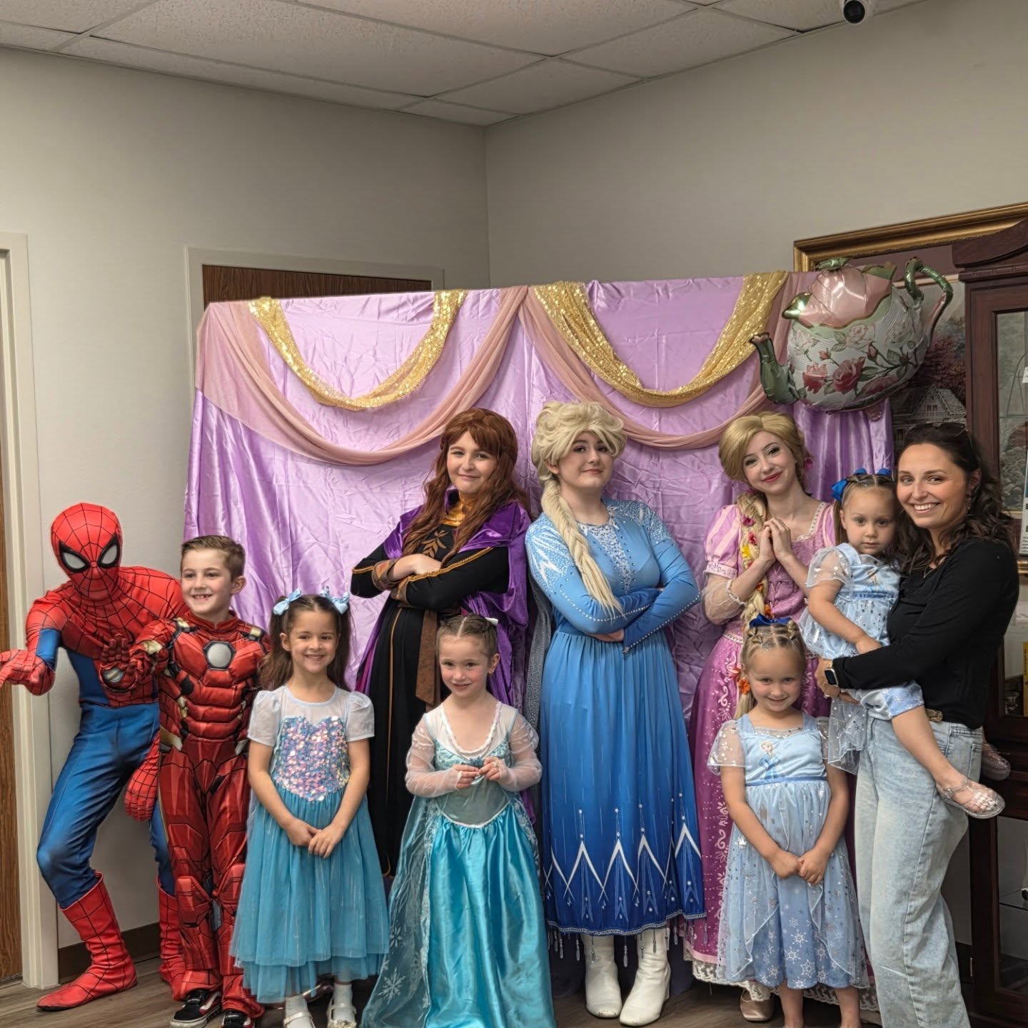 Congratulations to the winners of our Character Tea Party giveaway we did a couple weeks ago!
Today, our winners got to experience an exclusive Tea party with some of their favorite friends! We enjoyed delicious treats and tea/punch, we got a tea party etiquette class, and made memories to last a lifetime!
#jackandjillsstorybookco