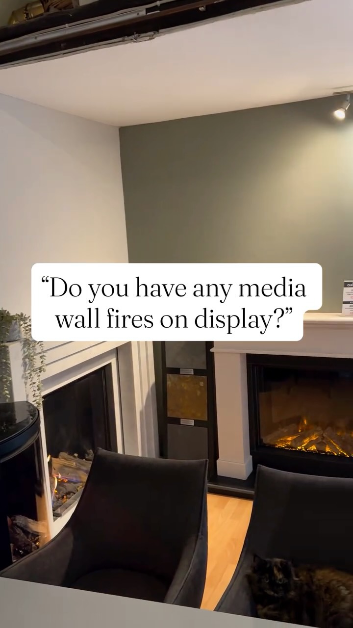 We currently have 8 electric media wall fires on display at our Bexleyheath Showroom, so if you’re thinking about a media wall fire, and live in Kent or South-East London be sure to visit us first!
Featuring best-selling brands such as:
🌳 BRITISH FIRES
💫ONYX
🟧 EVONICFIRES
⚡️ SOLUTION FIRES
🪵 SOLUS
🔥GAZCO
💥FIREFX
📐 PRYZM
…and more!
Our experienced staff can help guide you in the purchase of your new media wall fire, or book you in for our professional installation service!
#bexleyheath #mediawall #electricmediawall #sidcup #fireplaceinspo