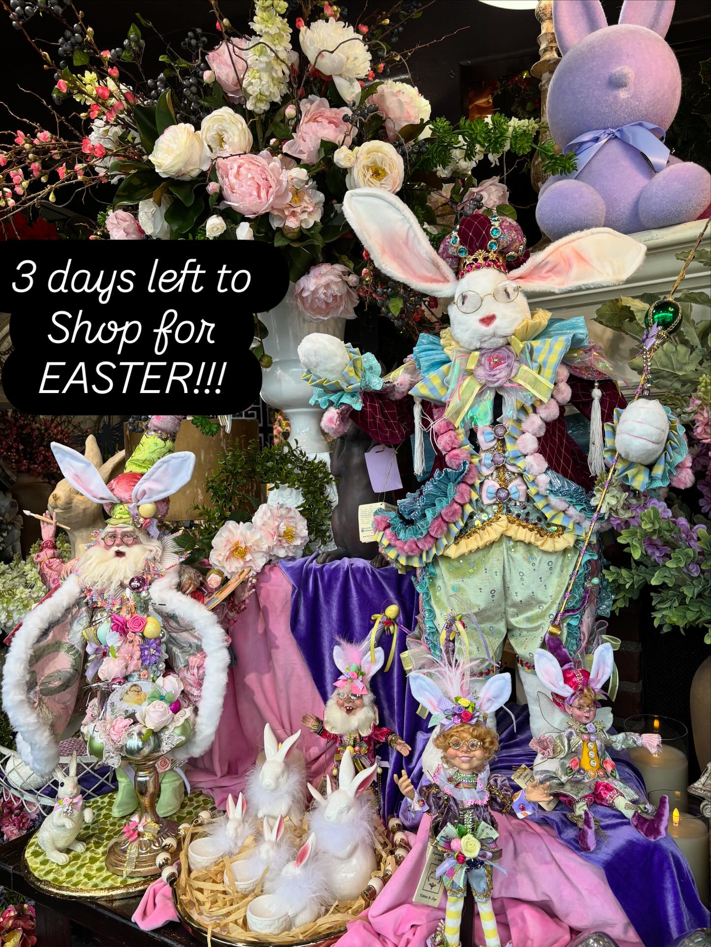We’re here for your Easter needs
Come on in we can’t wait to see you😍
,#easter ,#bunnies ,#rabbitslovers , #floral