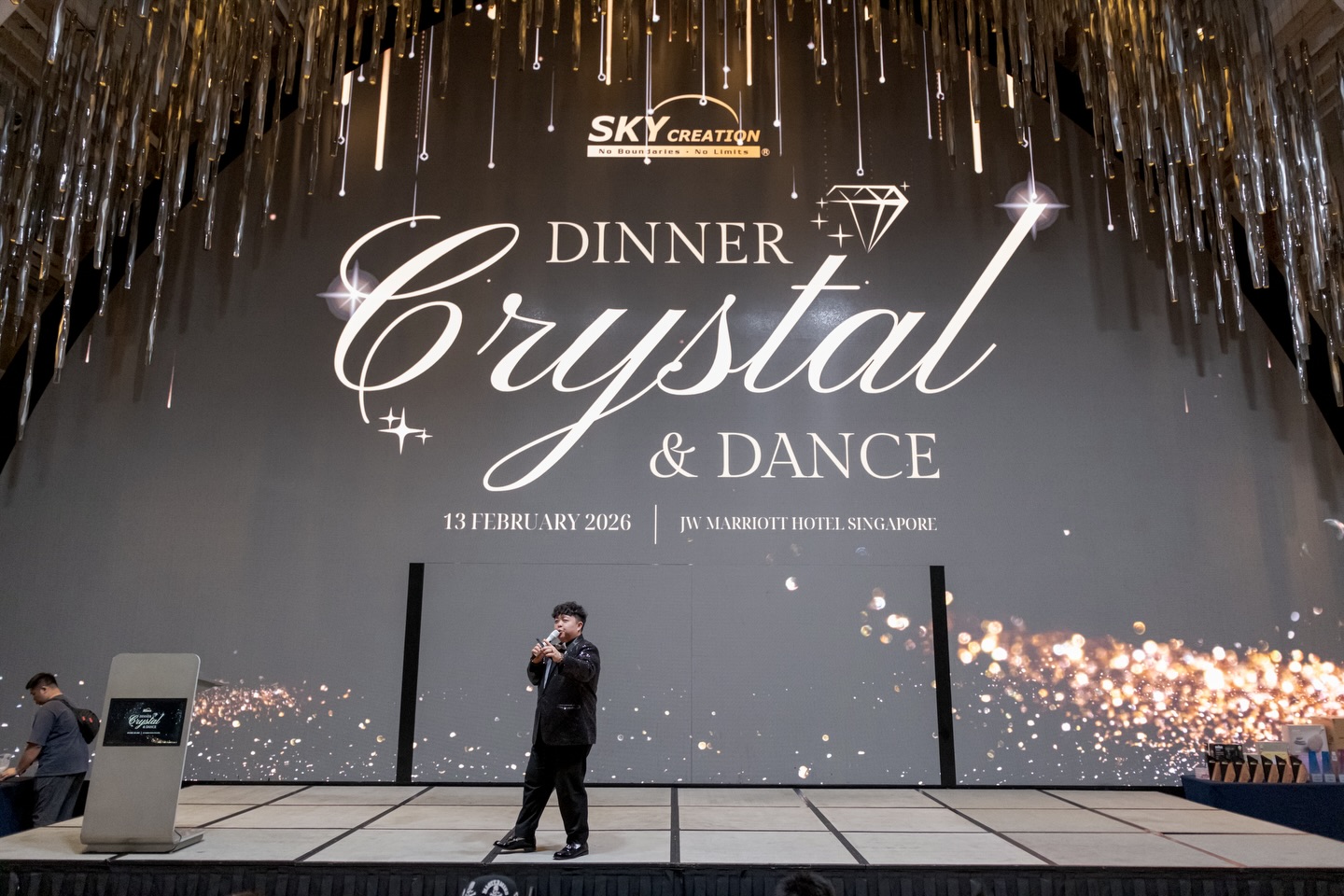Throwback to Sky Creation’s Crystal Dinner & Dance on 13 Feb’26, held at the iconic @jwmarriottsg Grand Ballroom ❤️