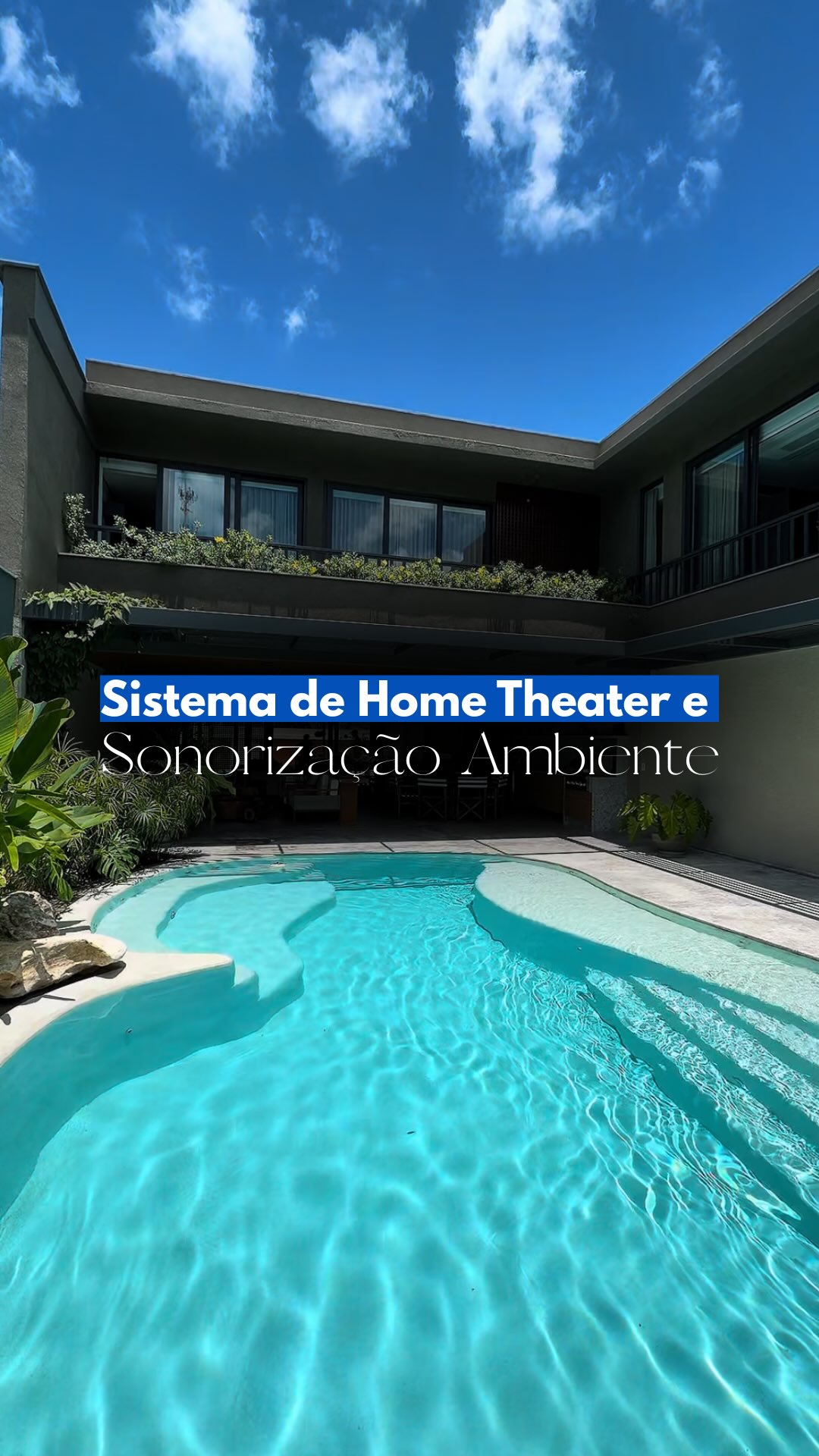 Sistema completo de som e tecnologia para toda a casa.
• Sistema de som para ambientes internos
• Multiroom integrado
• Caixas e subwoofer de jardim
• Discretos e à prova d’água
• Som imersivo com tecnologia Dolby Atmos
• Flap automatizado com TV de 75” com giro na área gourmet
• Controle total por aplicativo e automação
Tudo pensado para entregar mais conforto, praticidade e uma experiência completa no seu dia a dia.
Tecnologia que transforma a forma de viver o seu espaço.
👉 Fale com a gente e leve essa solução para sua casa