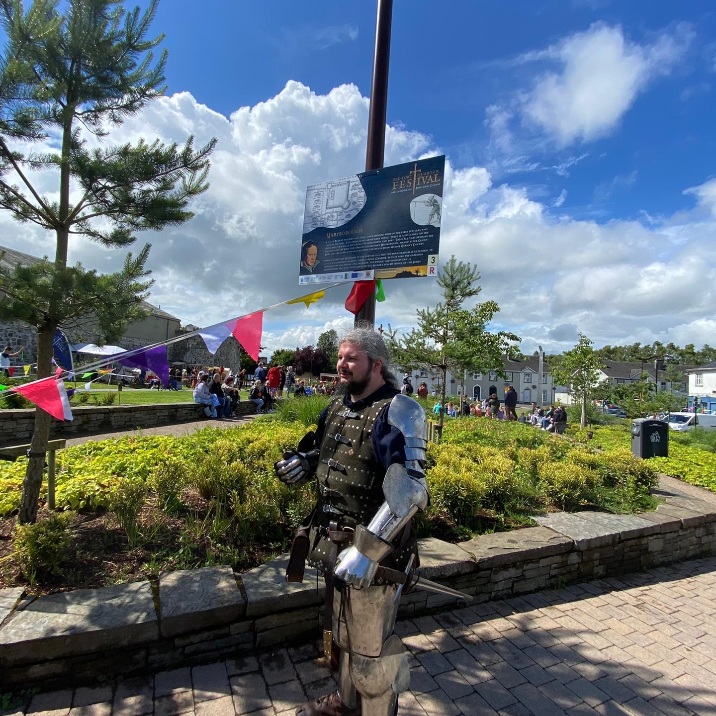 Had a change of scenery this weekend at the Old Fort Quarter Festival in Portlaoise. Had a great time getting to do tours for people and working along side friends and family.