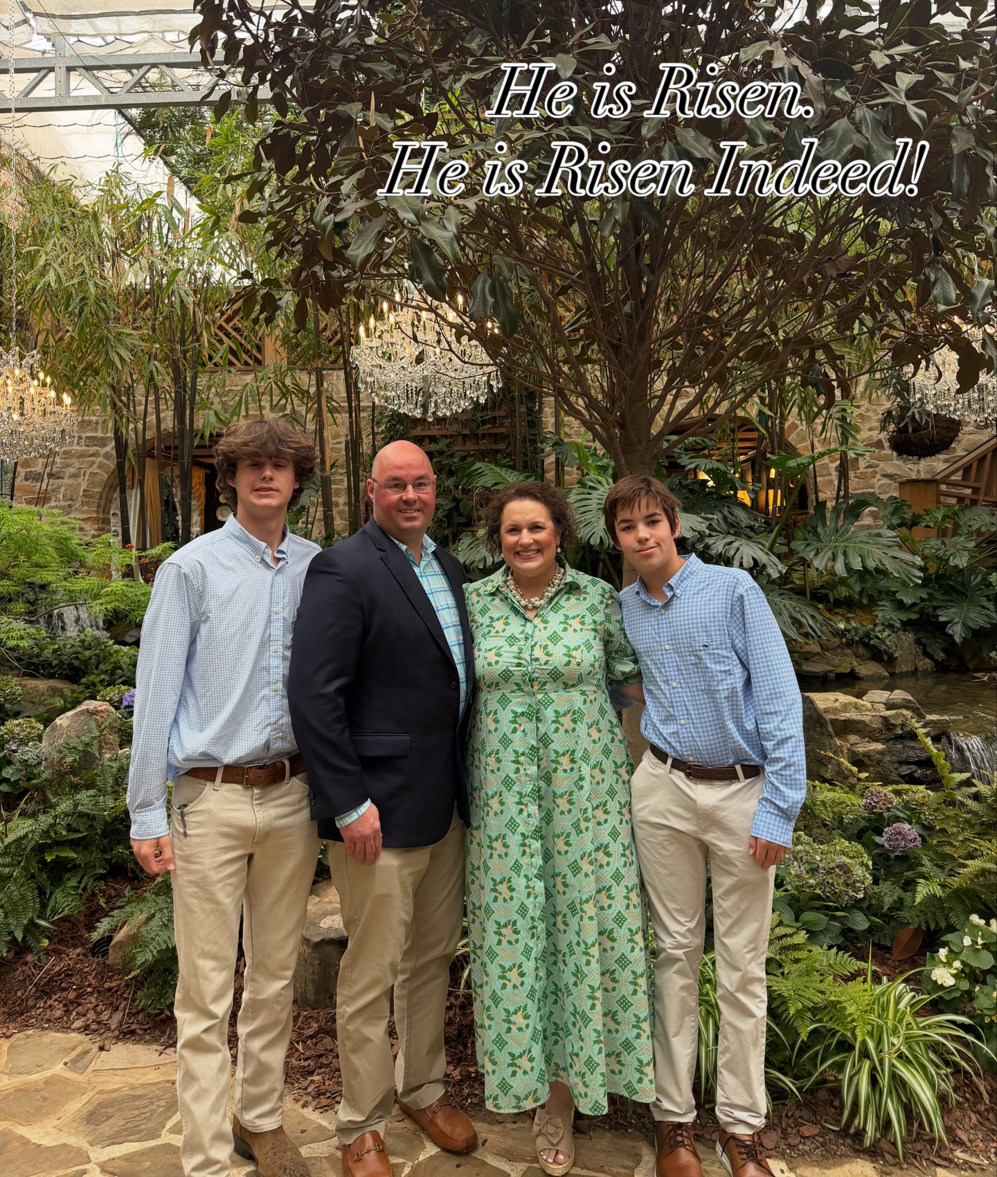 He is Risen, He is Risen Indeed!
Grateful today for the promise of hope, renewal, and new life.
Wishing you a beautiful Easter from our family to yours.