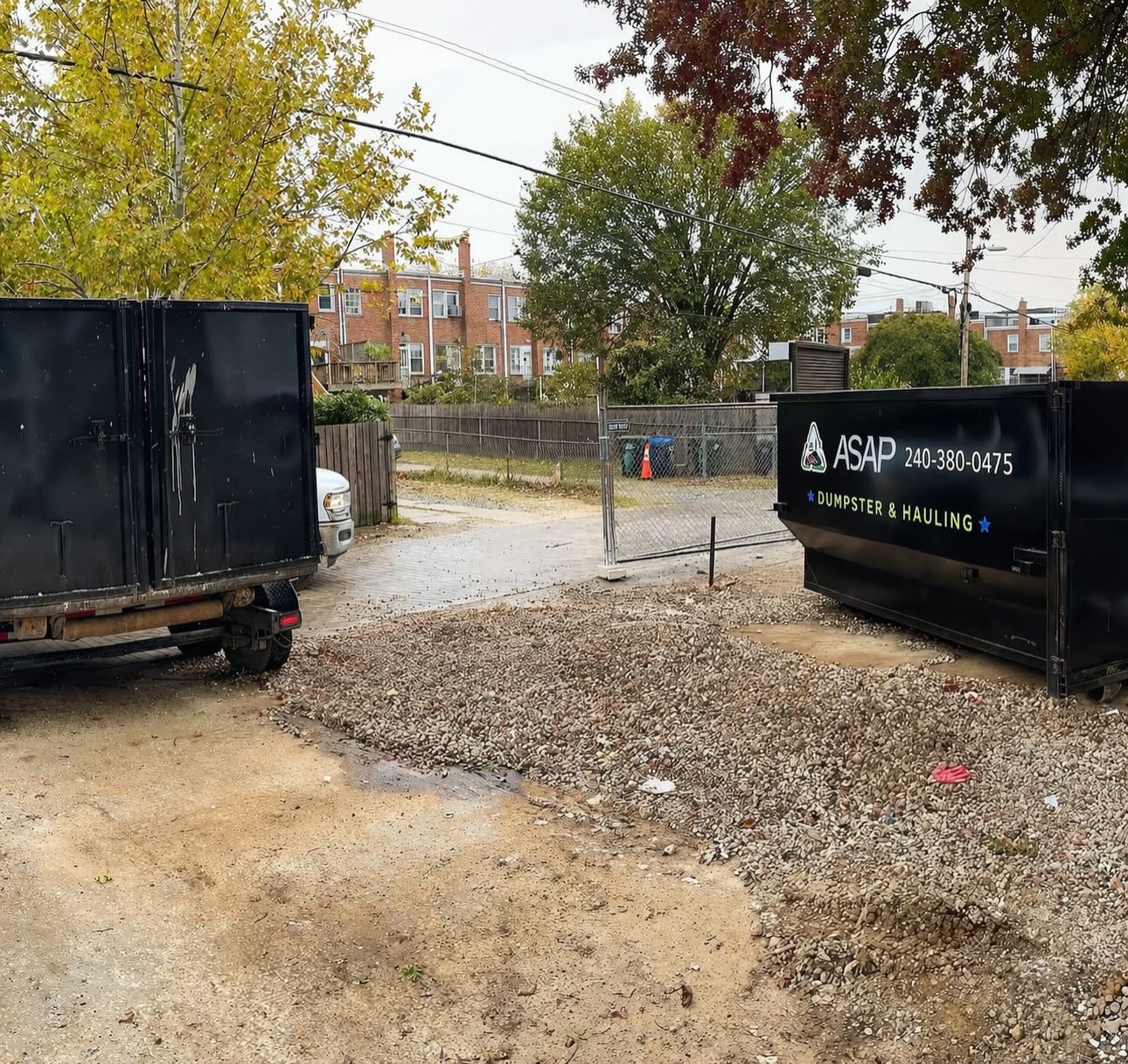 Two dumpsters.
One job site.
Zero delays.
When projects scale, capacity matters.
10–40 Yard roll-offs available across DC, Maryland & Virginia.
Built for contractors.
Ready when you are.
📞 240-380-0475
📍 Washington, DC
🌐 www.ASAPDumpstersAndHauling.com
#WashingtonDC #DMVContractors #DumpsterRental #ConstructionLife #RollOffDumpster DMVBusiness