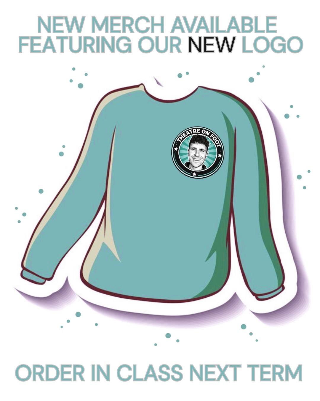 EXCLUSIVE: Our NEW merchandise is available to order from next term featuring our brand new logo.
Jumpers £25 / T-shirts £15
For years, we’ve toyed with the idea of refreshing our original logo, but we could never quite settle on a single image that truly captured the spirit of Theatre on Foot and our incredible community.
Until now.
After months of development (and one particularly bold idea from Dayna), we’re proud to unveil our brand new logo. Sleek. Sophisticated. Stylish. And, most importantly… unforgettable.
We can’t wait to see it worn proudly on our brand new range of exclusive jumpers and t-shirts.
One Theatre on Foot actor said:
“You just want a logo that makes you smile when you look down at your jumper… and Kane’s face does that every time. Guaranteed. There’s a reason he came second in his school’s ‘Most Memorable Face’ competition. I look forward to proudly walking around with his face on my jumper.”
With this bold new direction, we’re confident Theatre on Foot will continue to go from strength to strength, and we cannot wait to see thousands more Kane’s dotted around the city soon.
Thanks for ordering! 🎭
#merch #merchandise #formermodel #handsome #beautiful