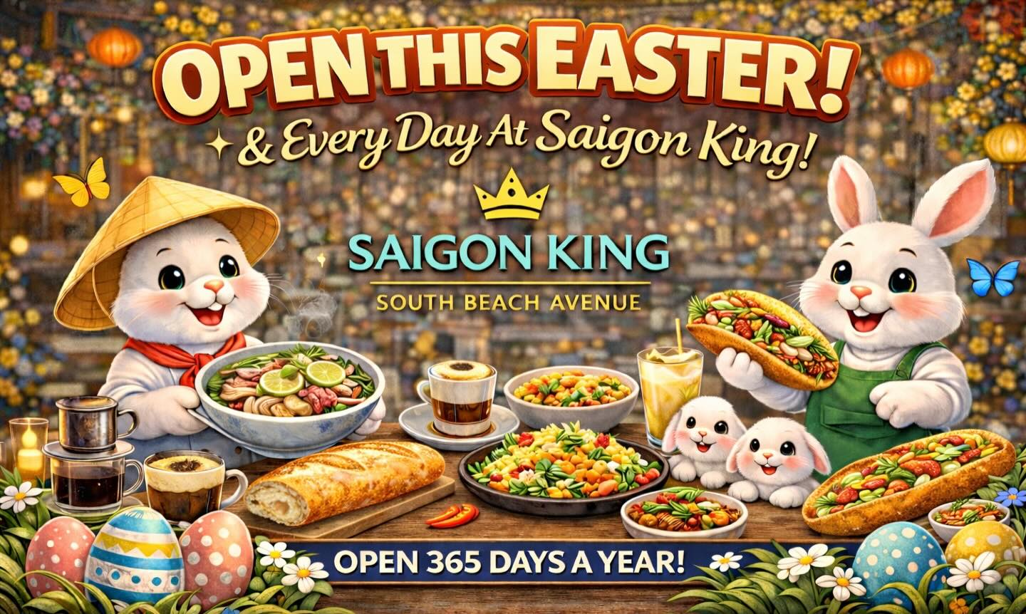 Easter Egg!
Enjoy 1-for-1 pho (both bowls must be of the same type).
Applicable from 3rd to 5th April 2026 only.
#singaporefood #sgfoodie #sgeats sgfood sgfoodstagram